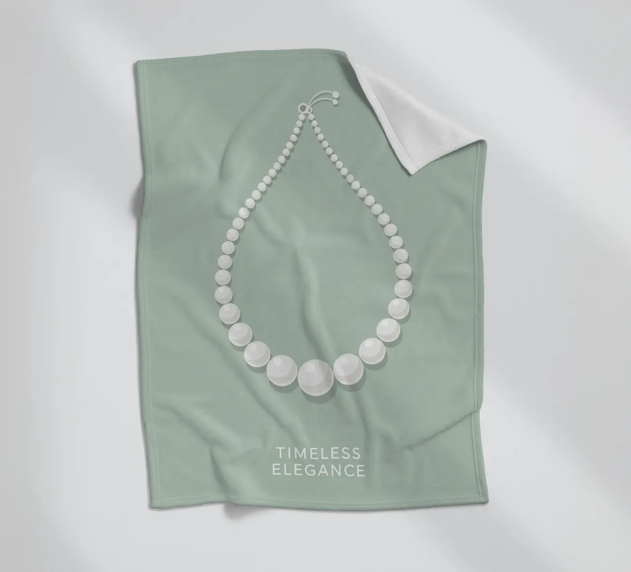 Timeless Elegance fleece blanket by FlatPrint Studio