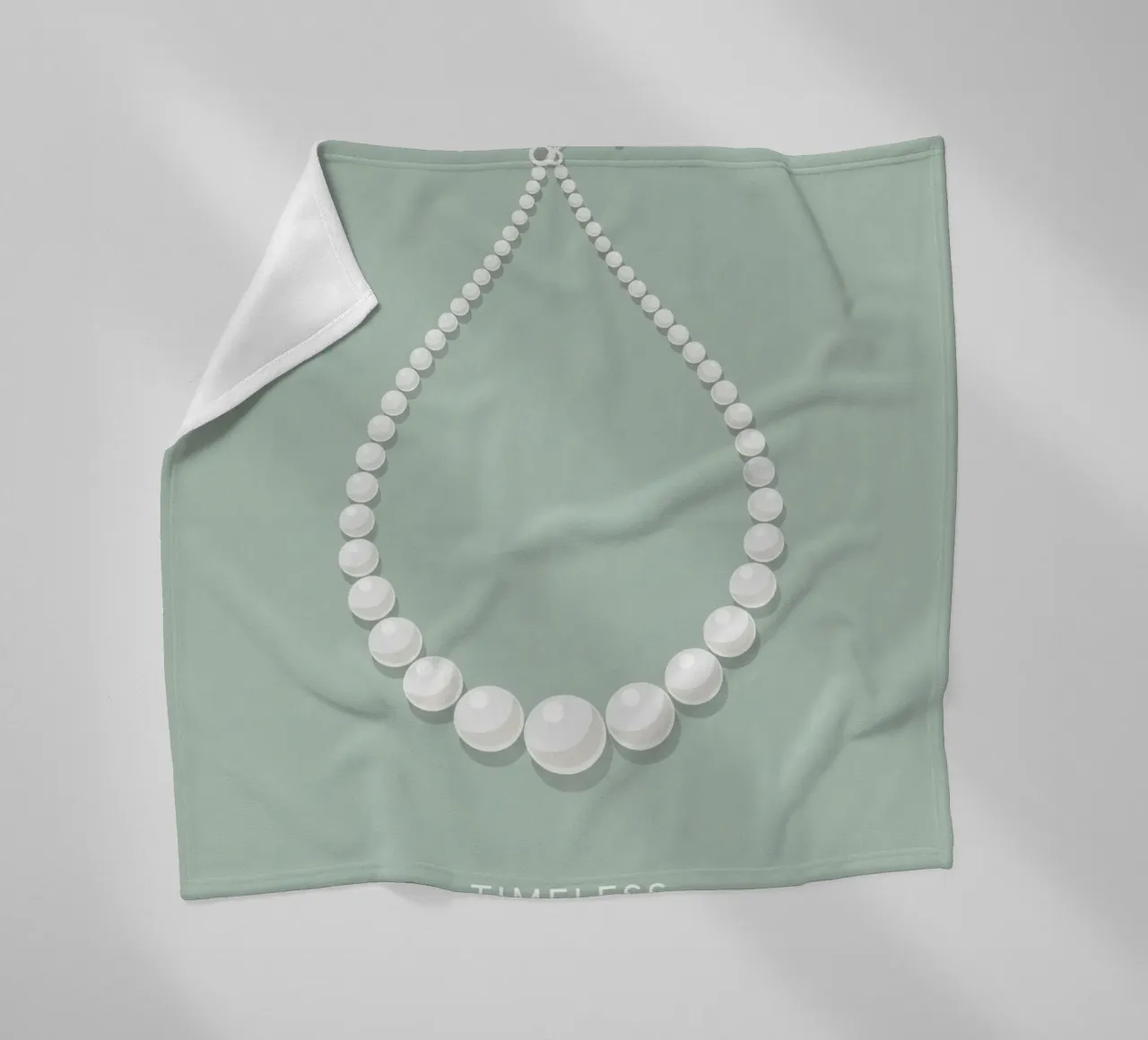 Timeless Elegance fleece blanket by FlatPrint Studio