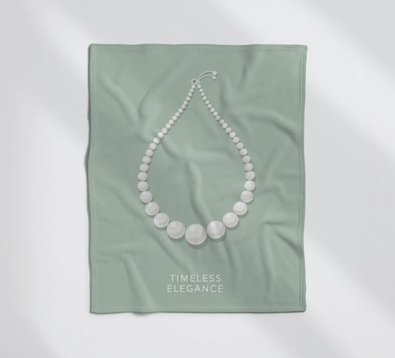 Timeless Elegance fleece blanket by FlatPrint Studio