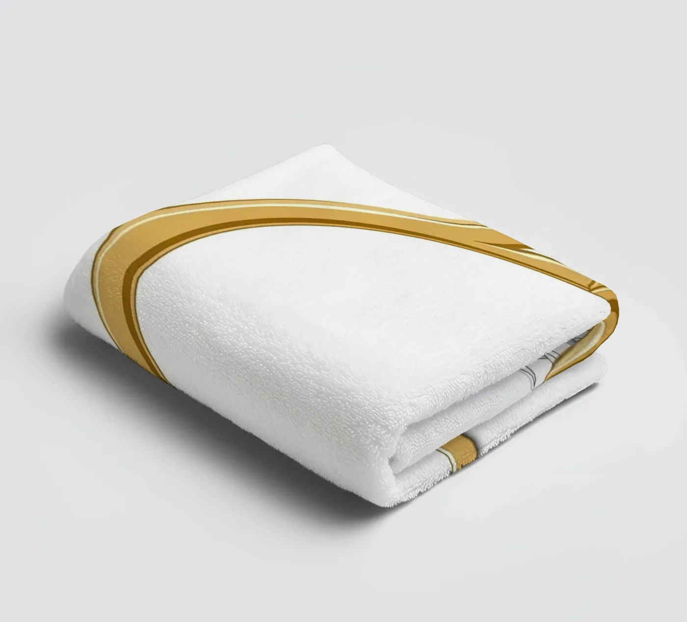 Diamond Solitaire Ring towel by FlatPrint Studio