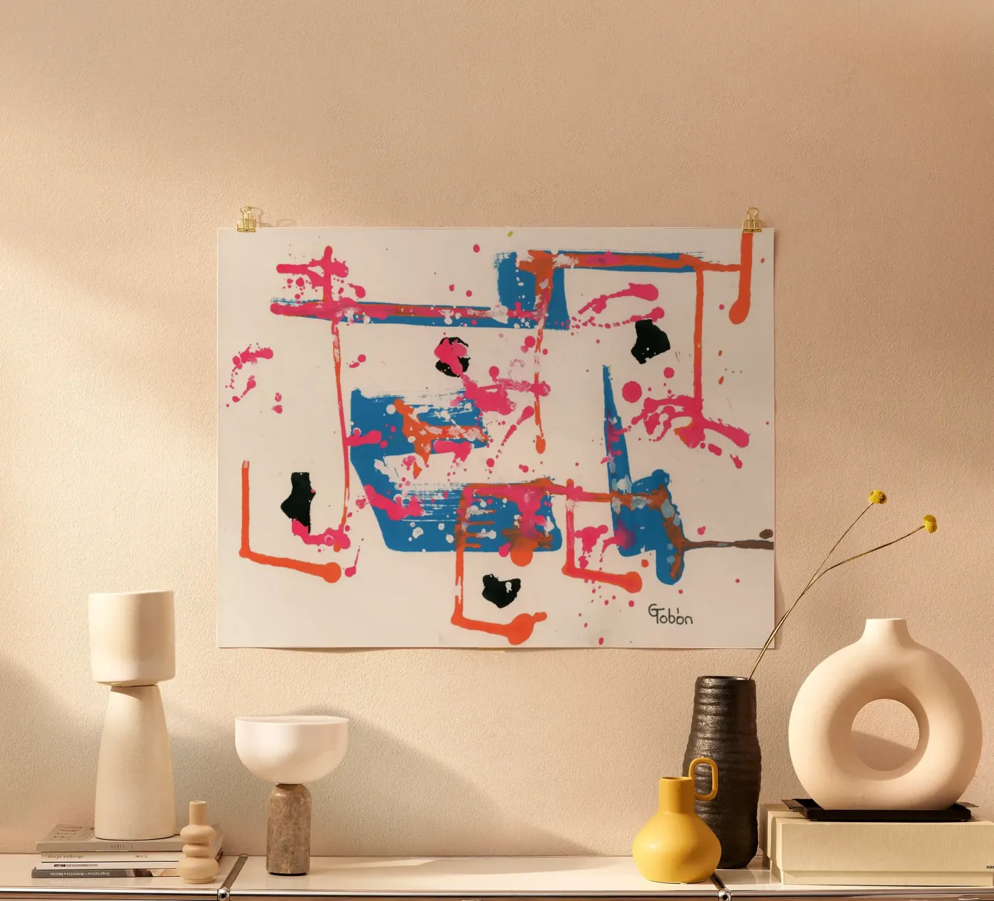 Bonheur de l'hiver poster de gtobonart