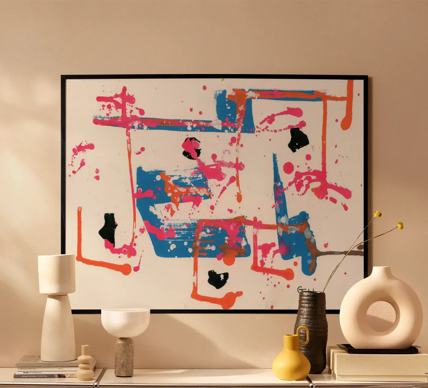 Bonheur de l'hiver poster de gtobonart