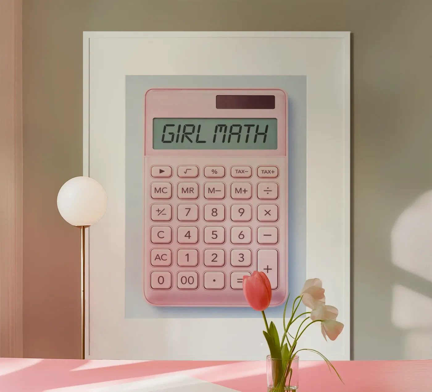 Mädchenmathematik Poster von oneroad