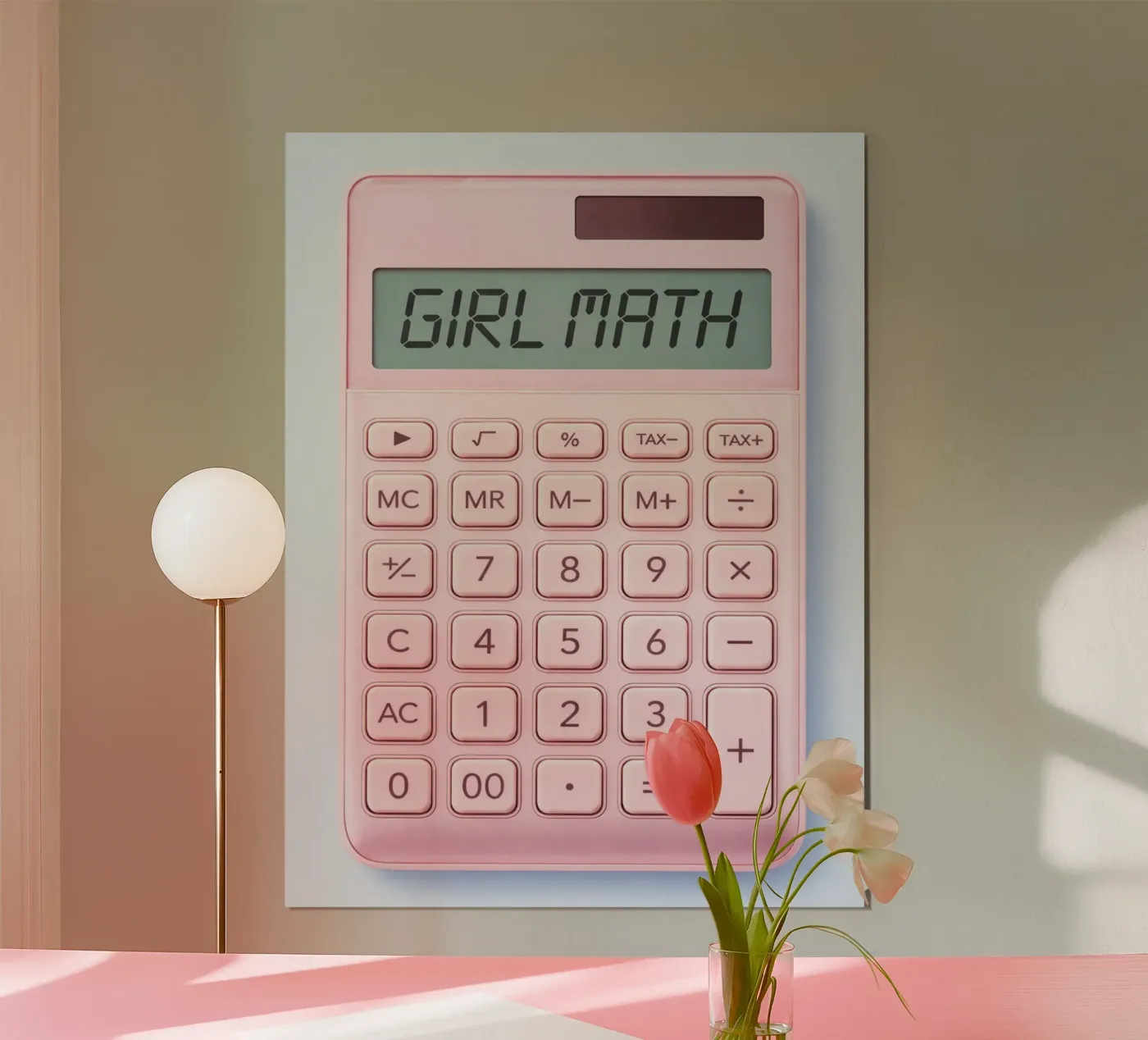 Mädchenmathematik Poster von oneroad