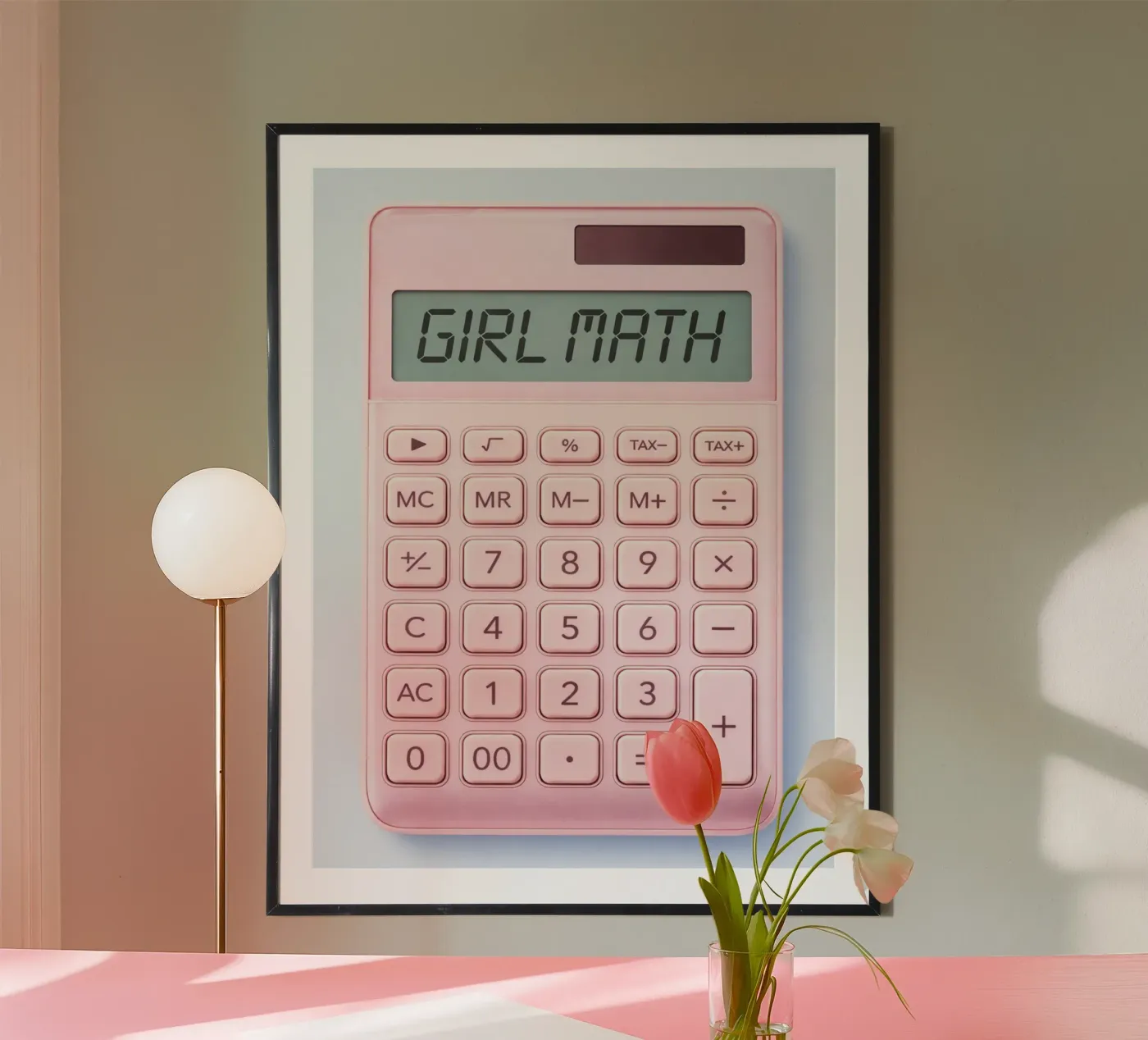 Mädchenmathematik Poster von oneroad