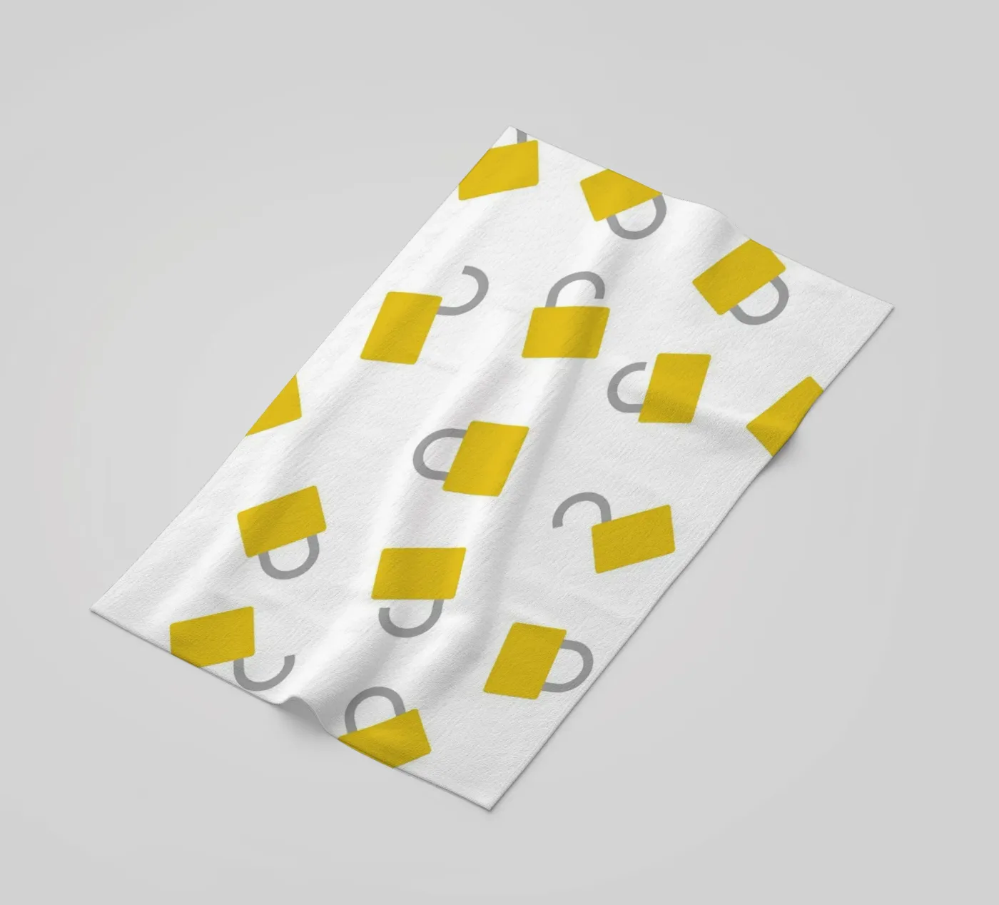 Key Open Random beach towel by Studio Fun Boy