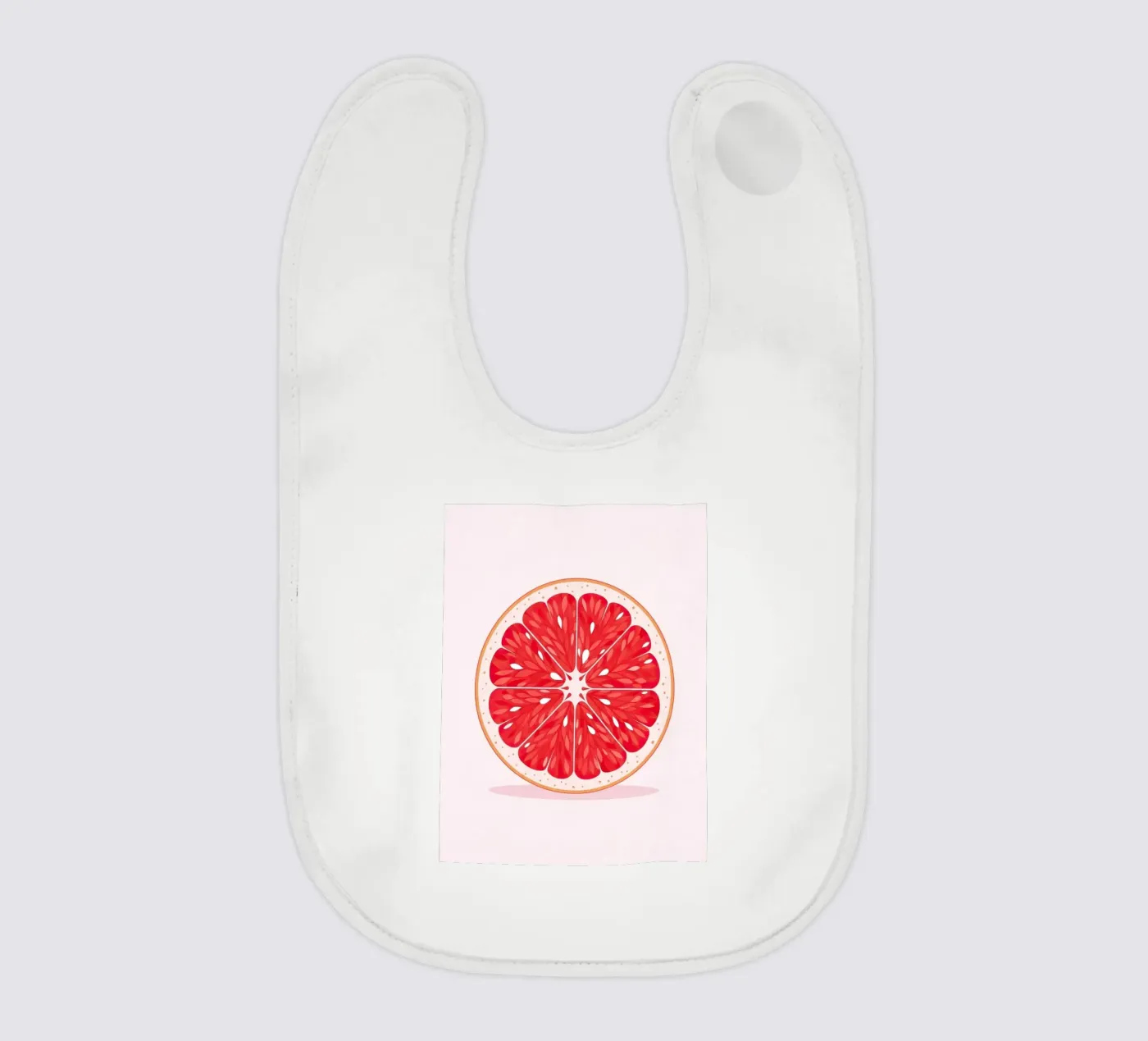 Grapefruit-Hälfte Babylätzchen von FlatPrint Studio