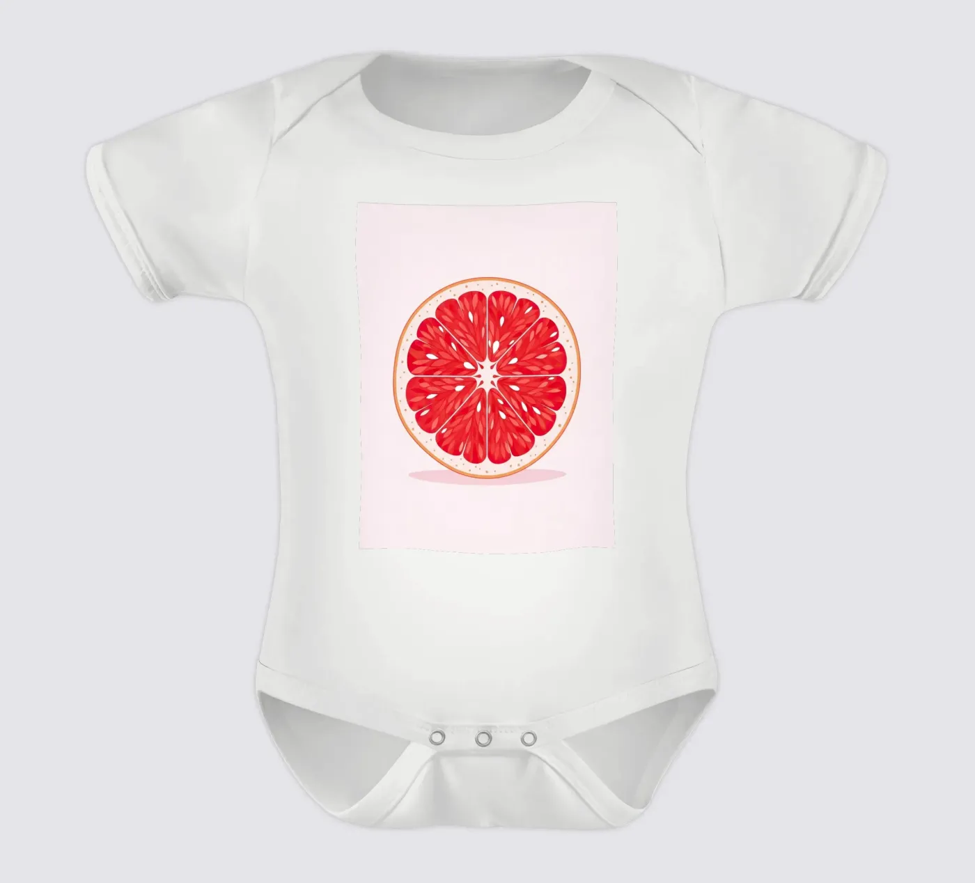 Demi-pamplemousse body bébé de FlatPrint Studio