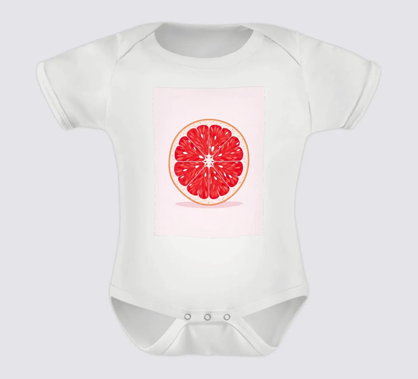 Demi-pamplemousse body bébé de FlatPrint Studio