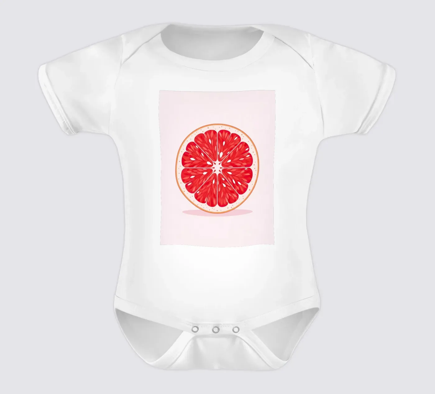 Demi-pamplemousse body bébé de FlatPrint Studio