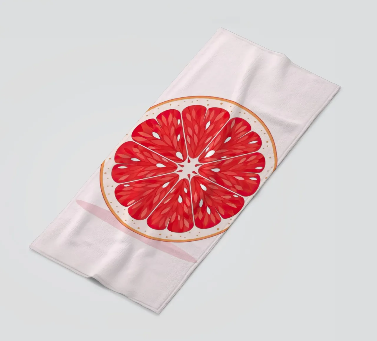Grapefruit Half telo mare da FlatPrint Studio