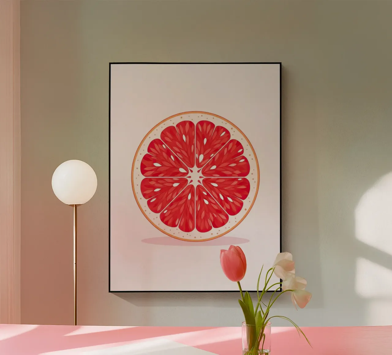 Mezzo pompelmo plexiglass da FlatPrint Studio