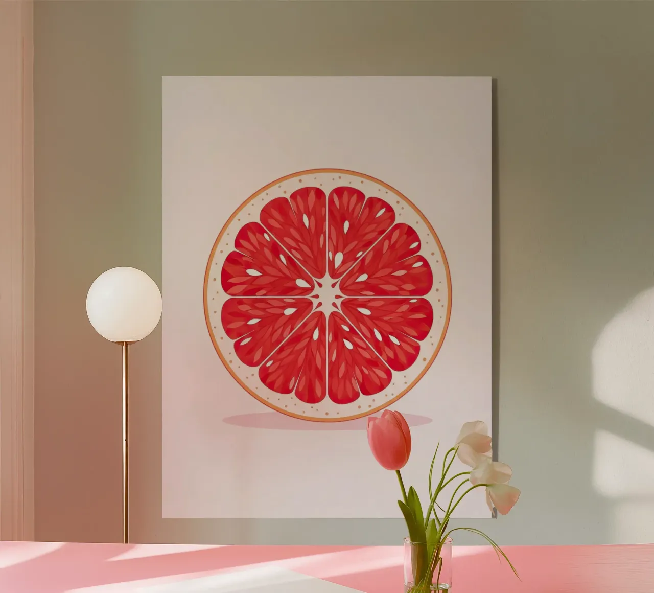 Mezzo pompelmo plexiglass da FlatPrint Studio