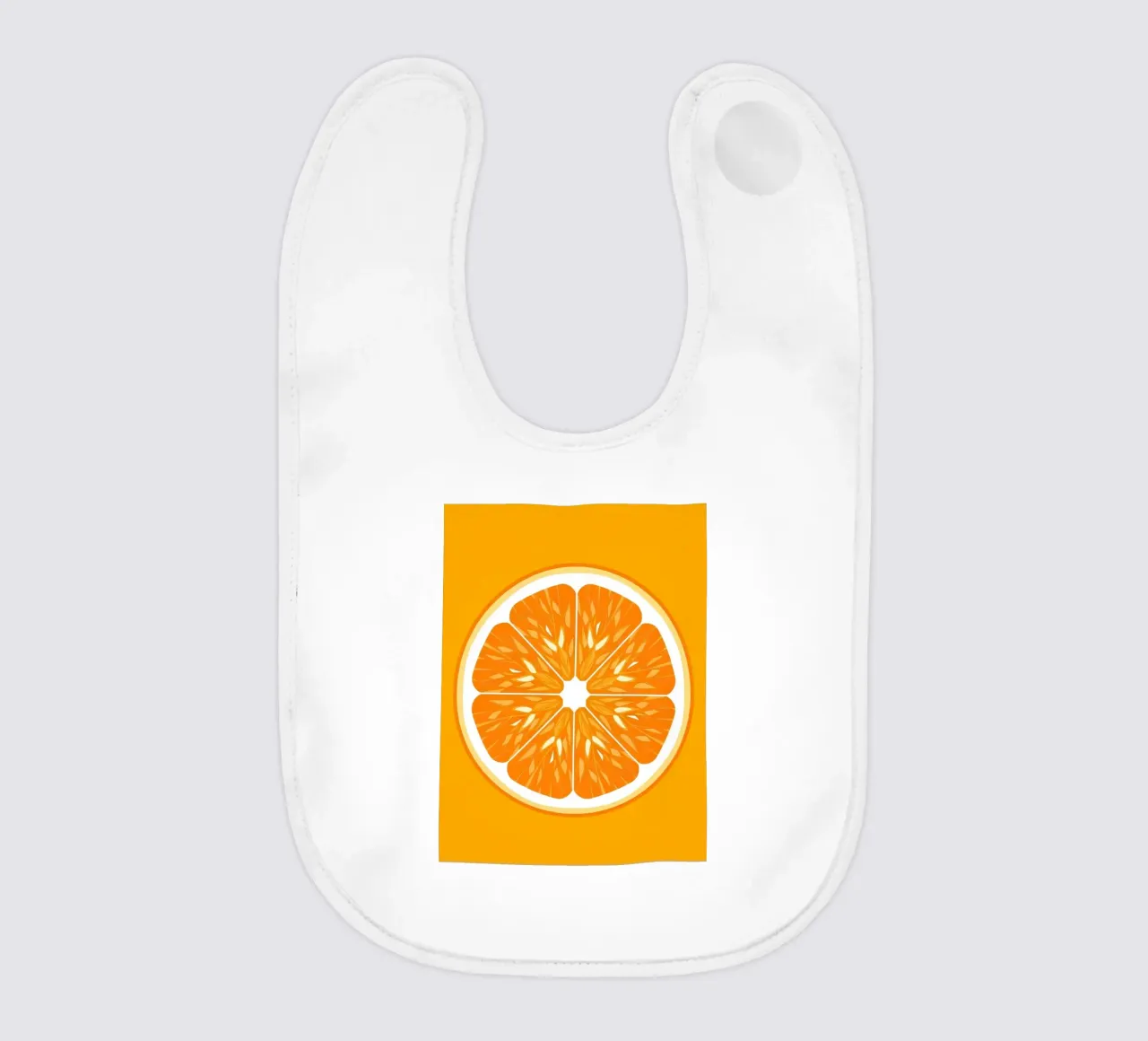 Orange Slice Cross-section bavaglino da FlatPrint Studio