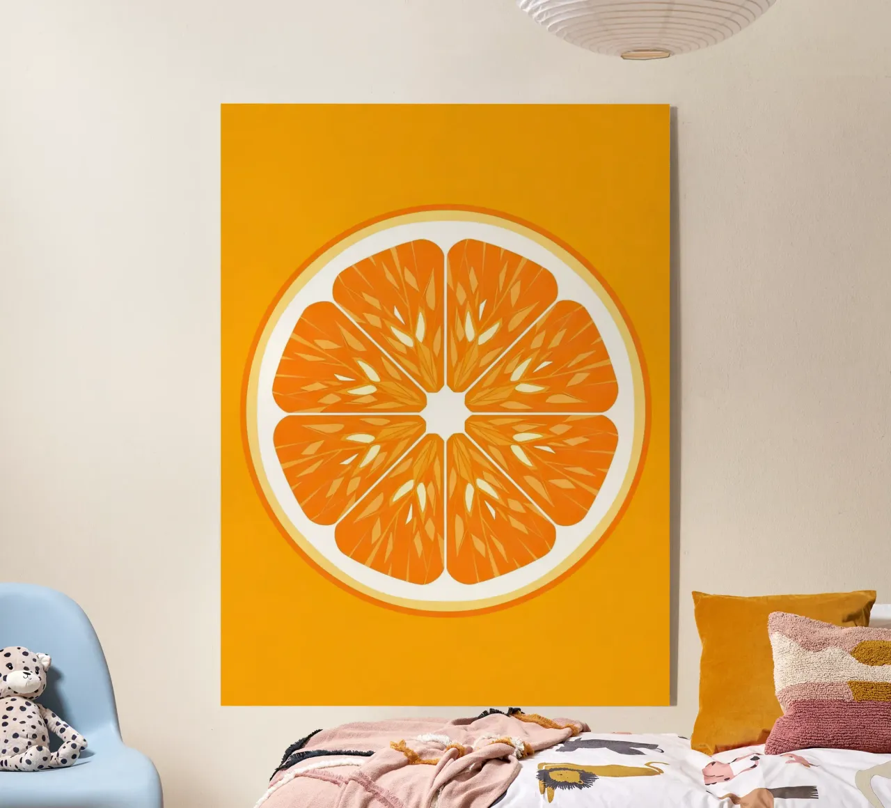 Orange Slice Cross-section plexiglass da FlatPrint Studio