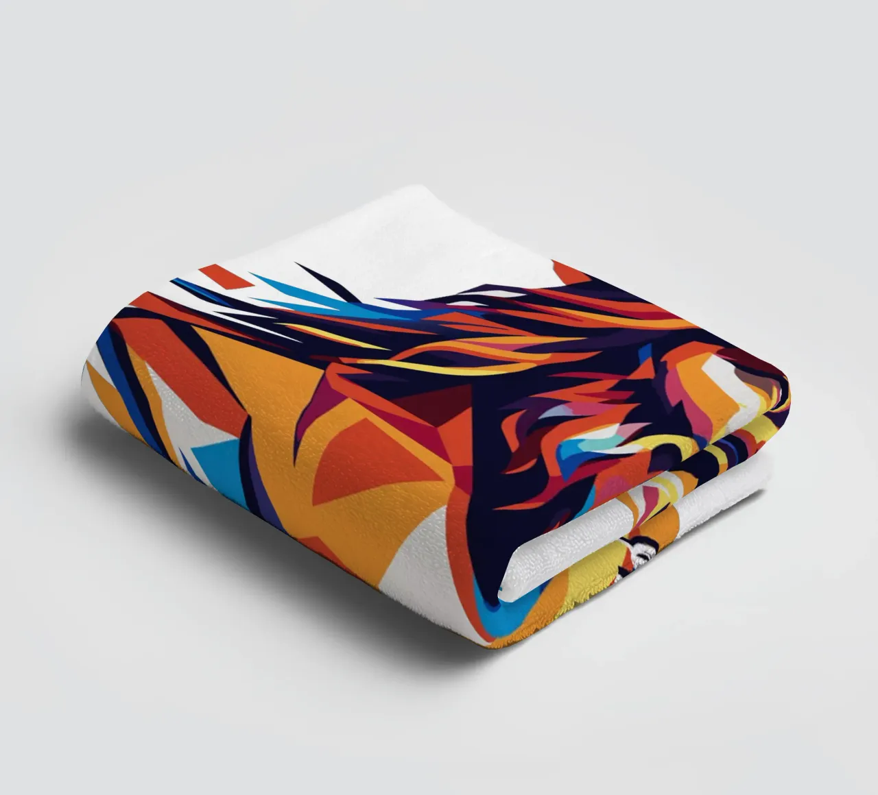 Leonardo da Vinci in WPAP Pop Art asciugamano da bagno da vectorartnesia