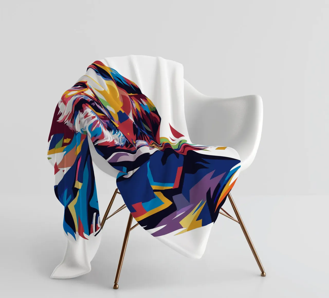 Louis Pasteur in WPAP Pop Art coperta in pile da vectorartnesia