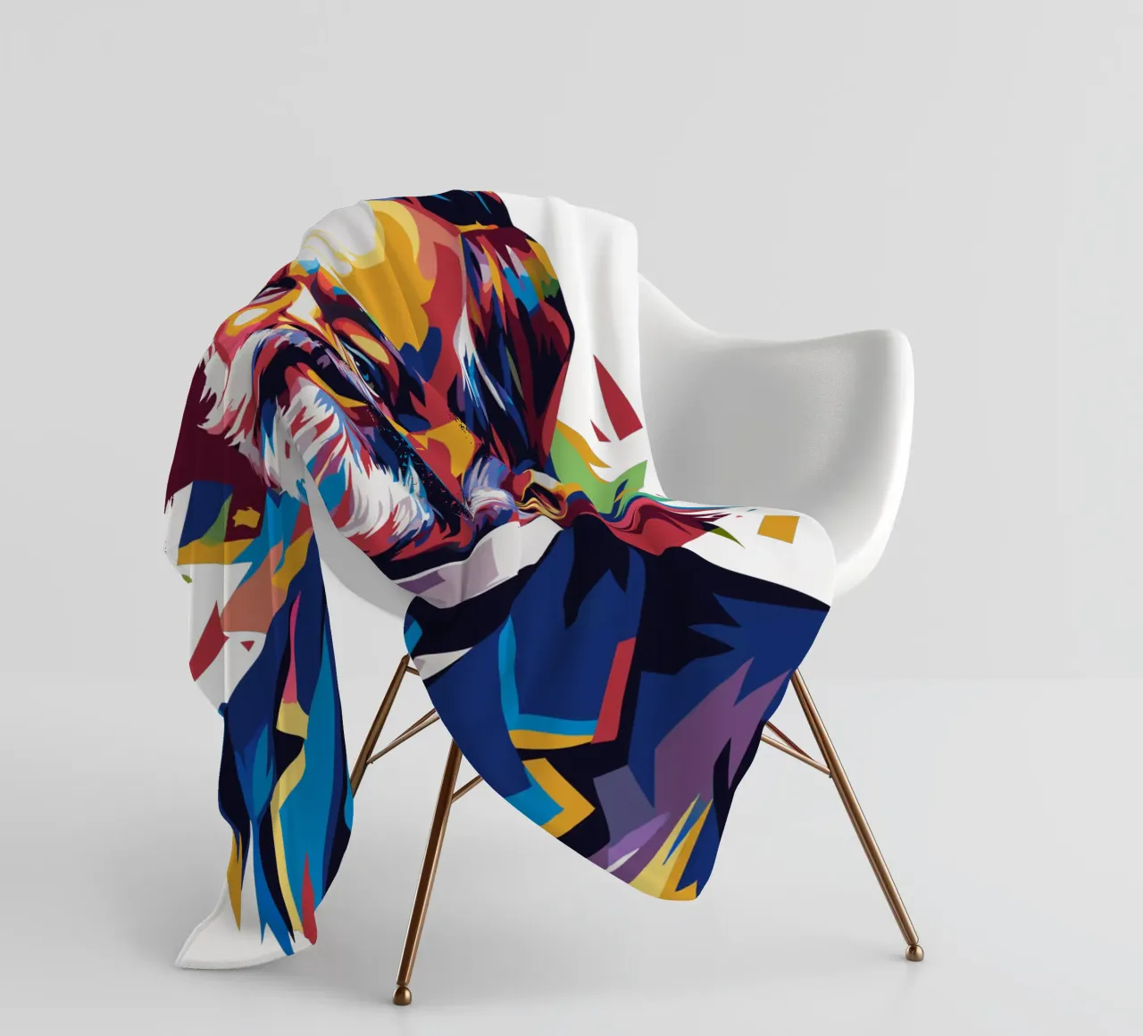 Louis Pasteur in WPAP Pop Art coperta in pile da vectorartnesia