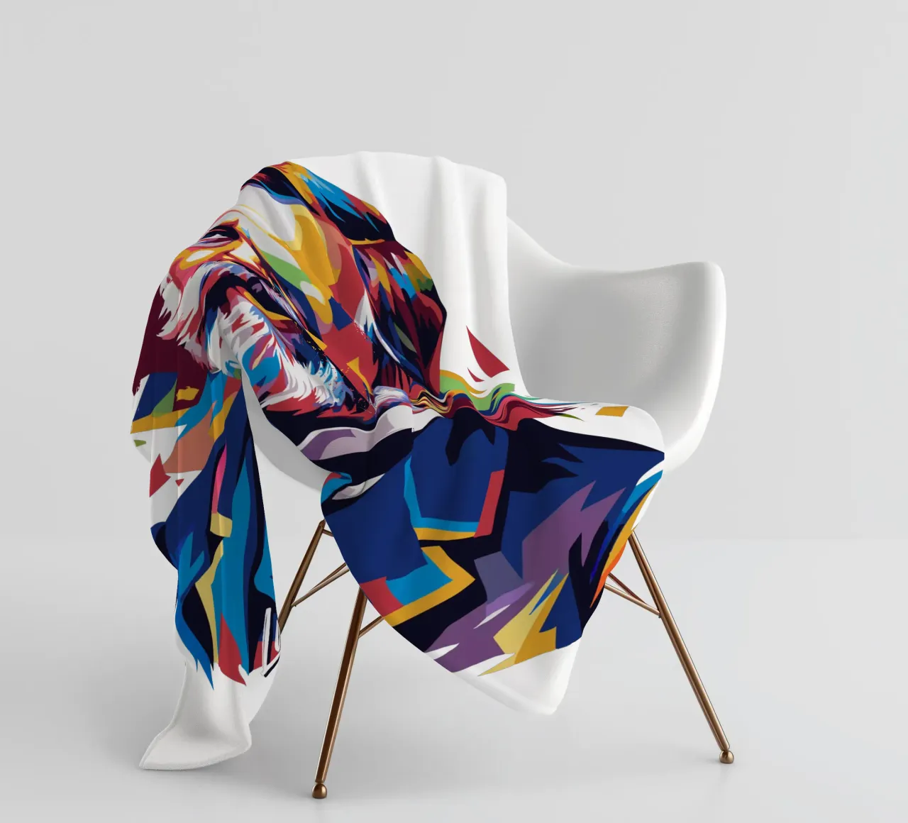 Louis Pasteur in WPAP Pop Art coperta in pile da vectorartnesia