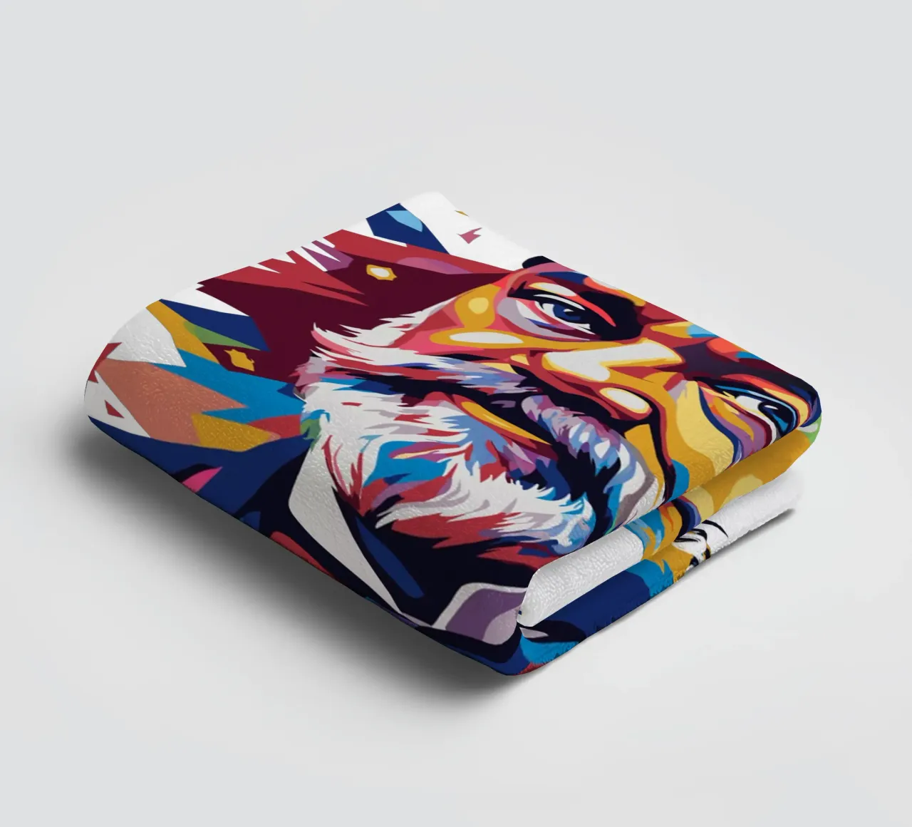 Louis Pasteur in WPAP Pop Art asciugamano da bagno da vectorartnesia