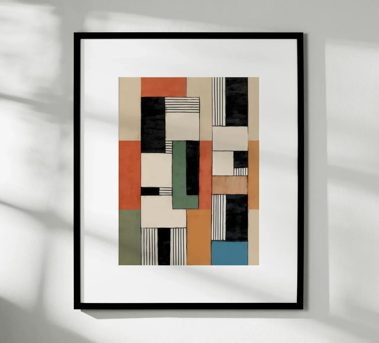 Retro Blocks poster da Nadjaa