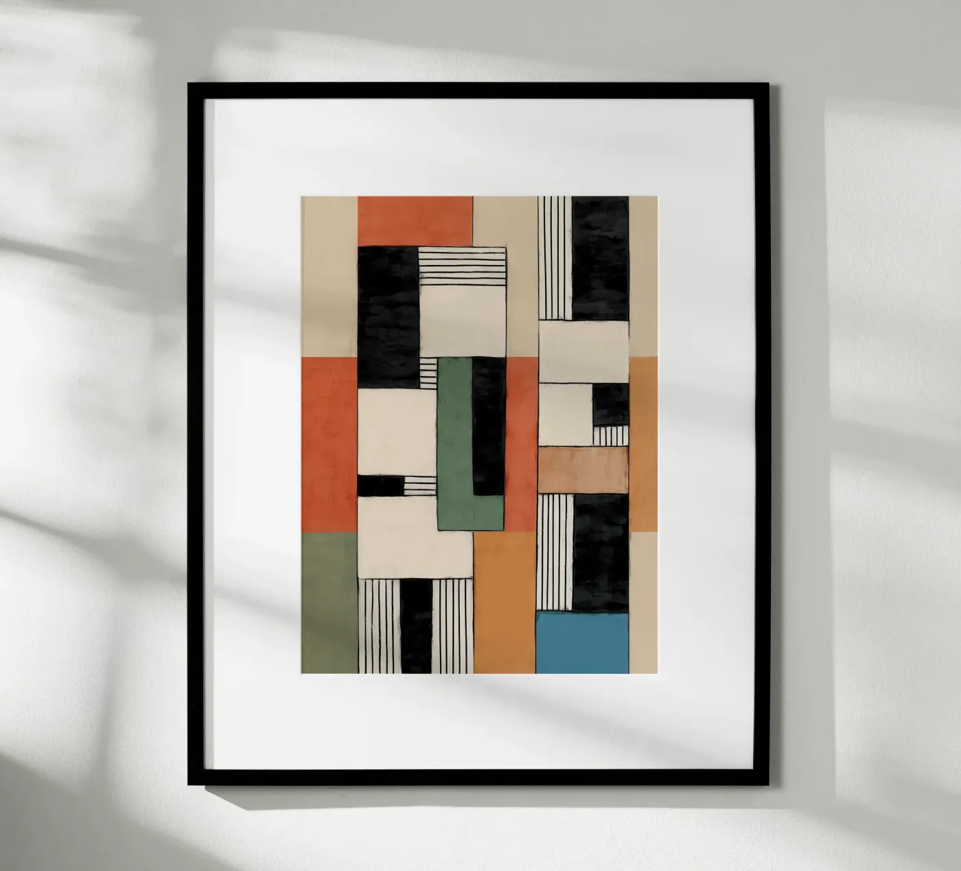 Retro Blocks poster da Nadjaa