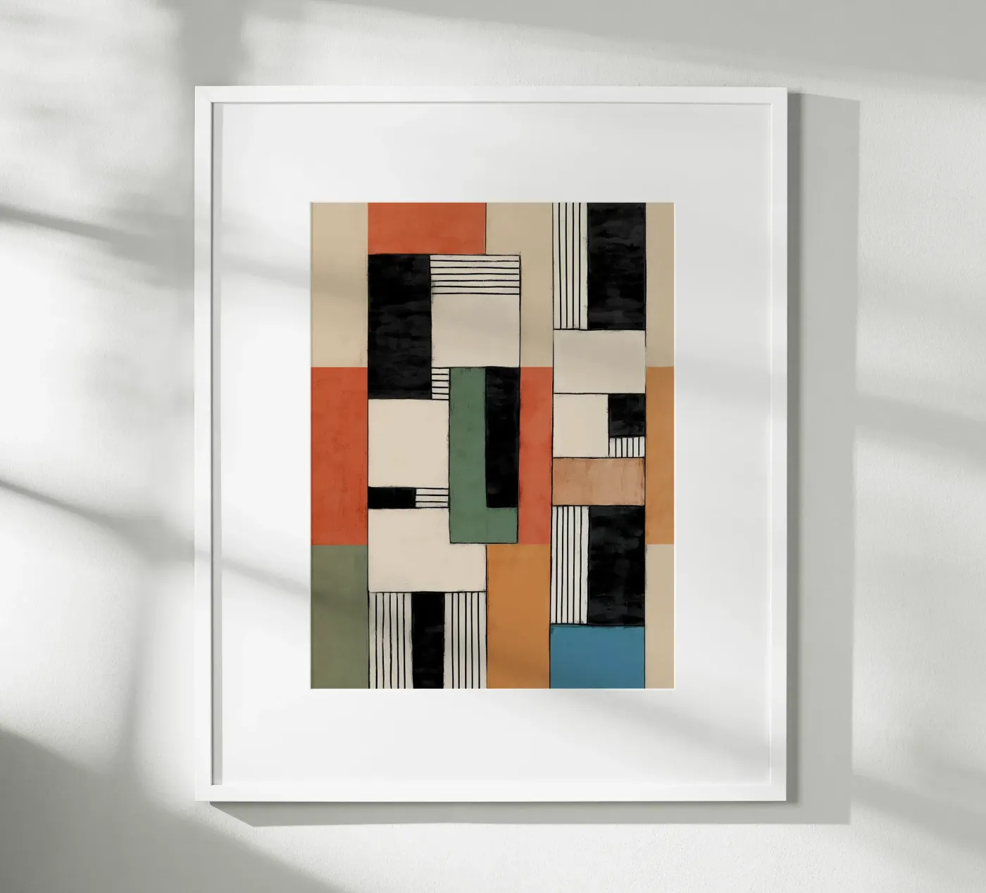 Retro Blocks poster da Nadjaa