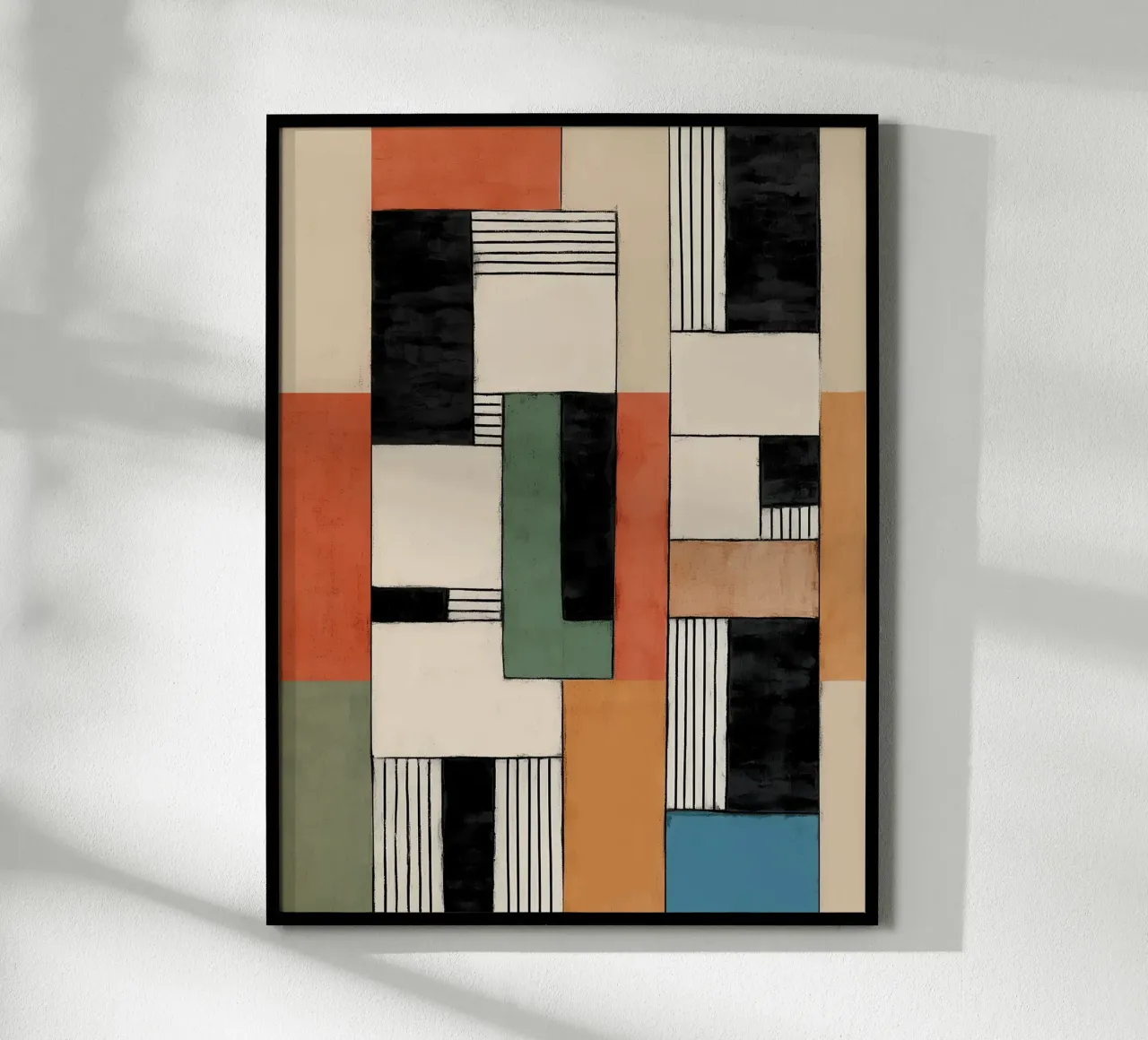 Retro Blocks poster da Nadjaa