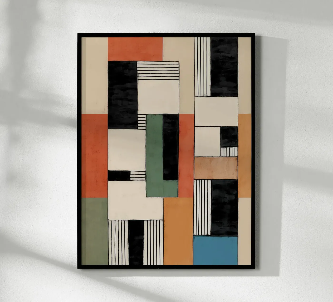 Retro Blocks poster da Nadjaa