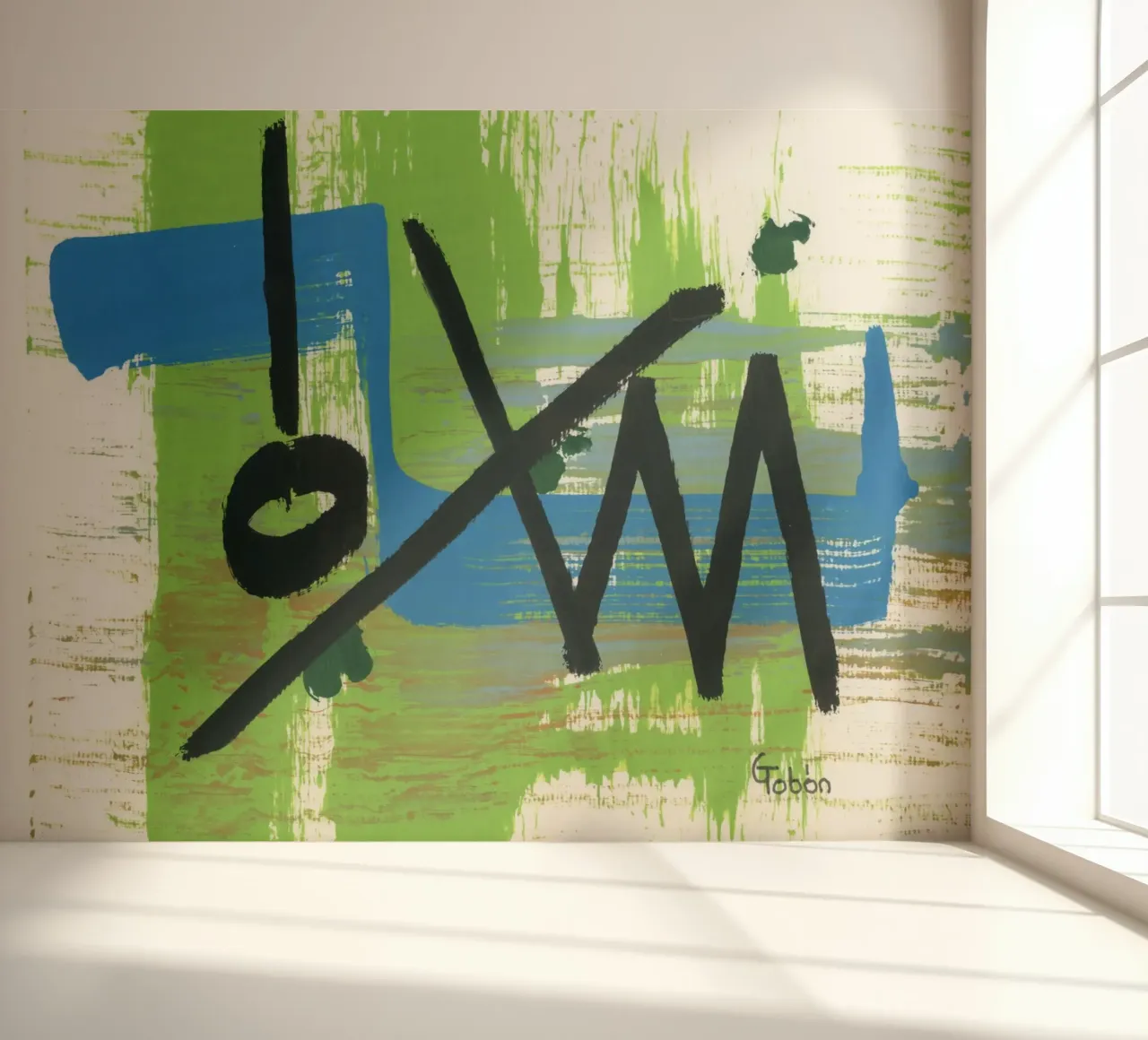 Deconstructie fotobehang van gtobonart