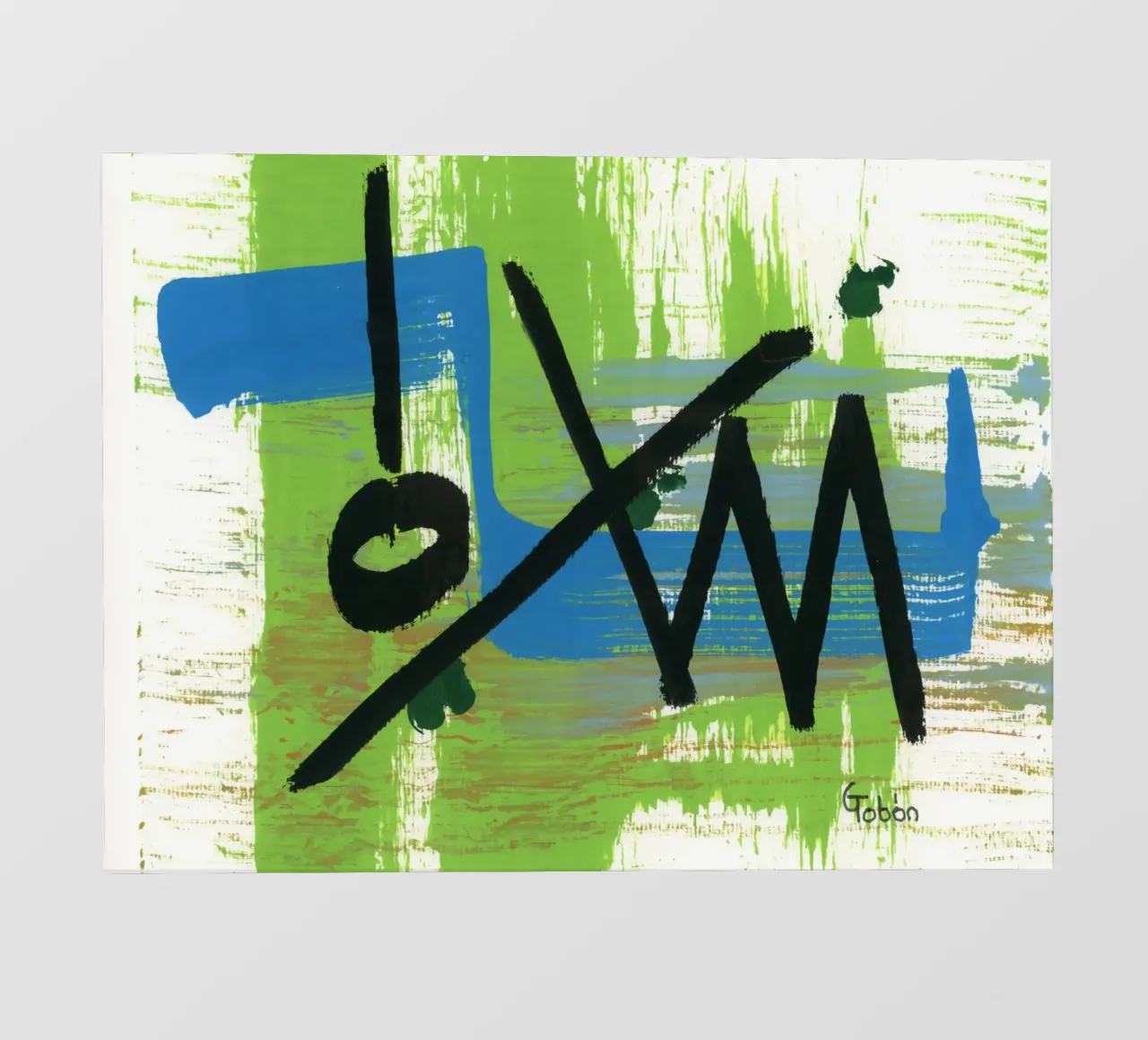 Deconstructie fotobehang van gtobonart