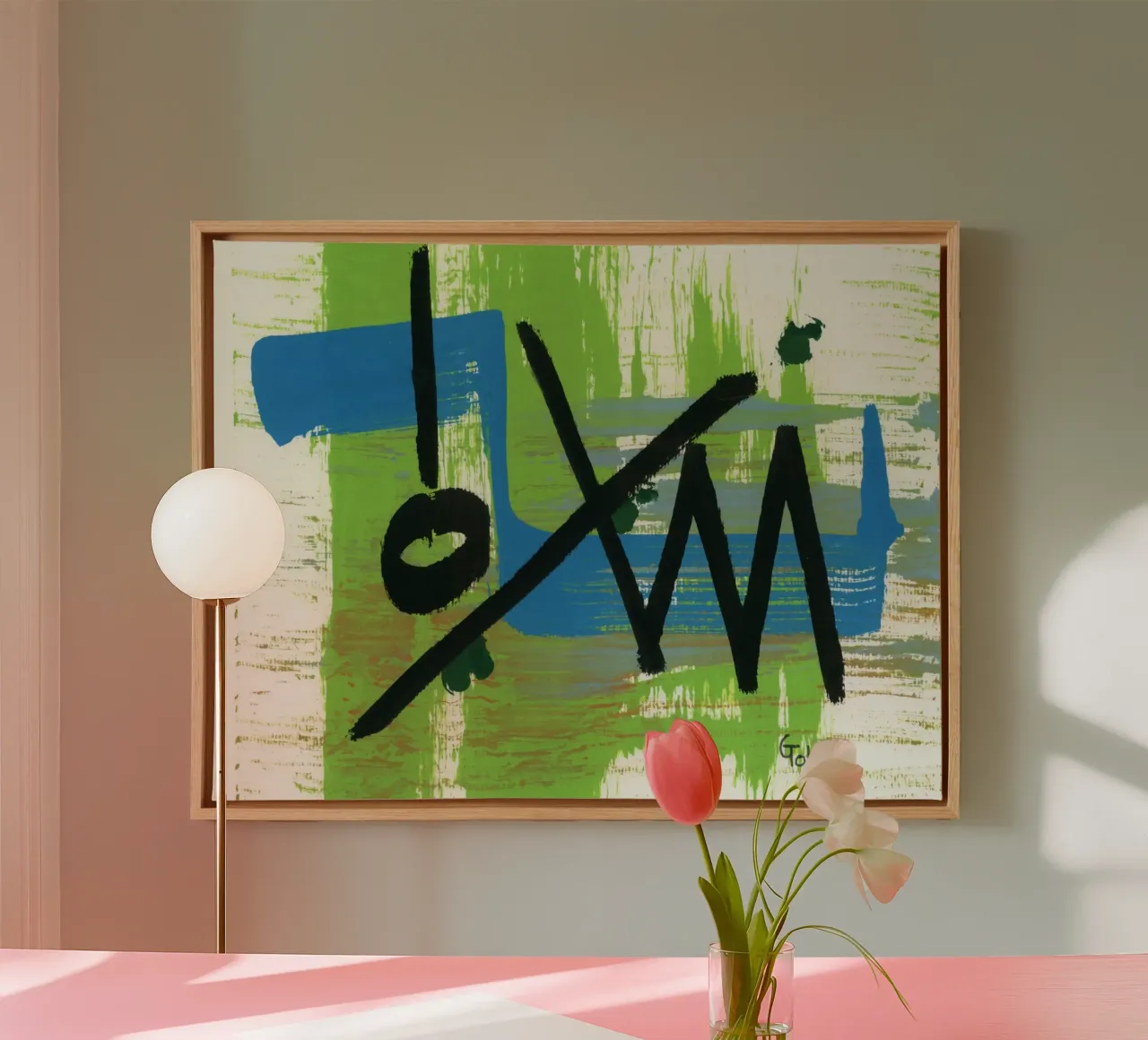 Deconstructie canvas met Baklijst van gtobonart