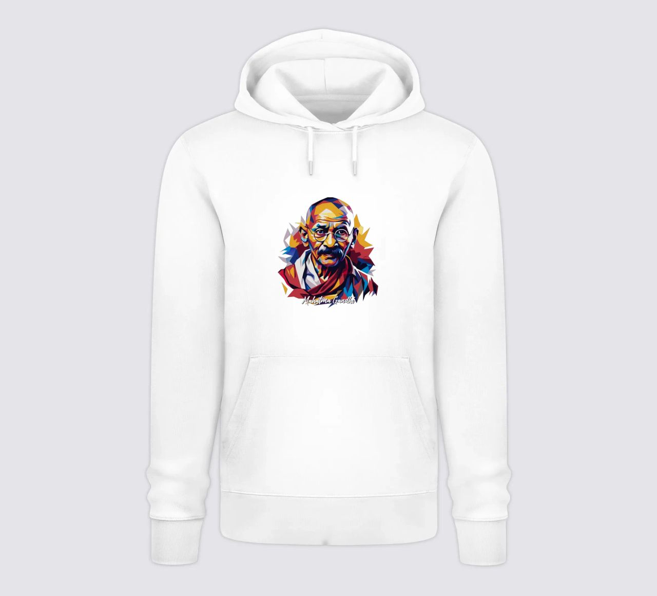 Mahatma Gandhi WPAP Pop Art felpa con cappuccio da vectorartnesia