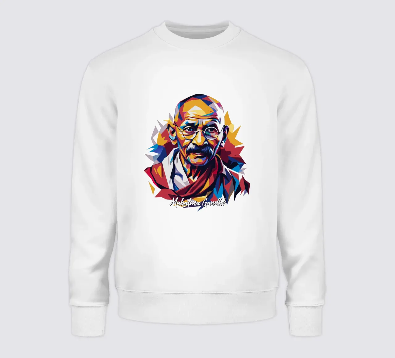 Mahatma Gandhi WPAP Pop Art felpa da vectorartnesia