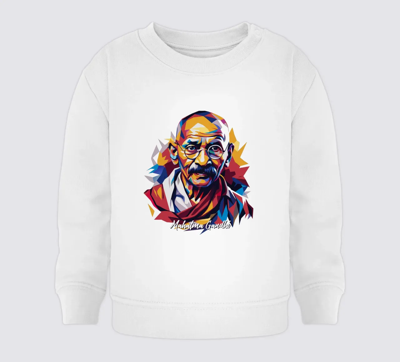 Mahatma Gandhi WPAP Pop Art felpa neonato da vectorartnesia