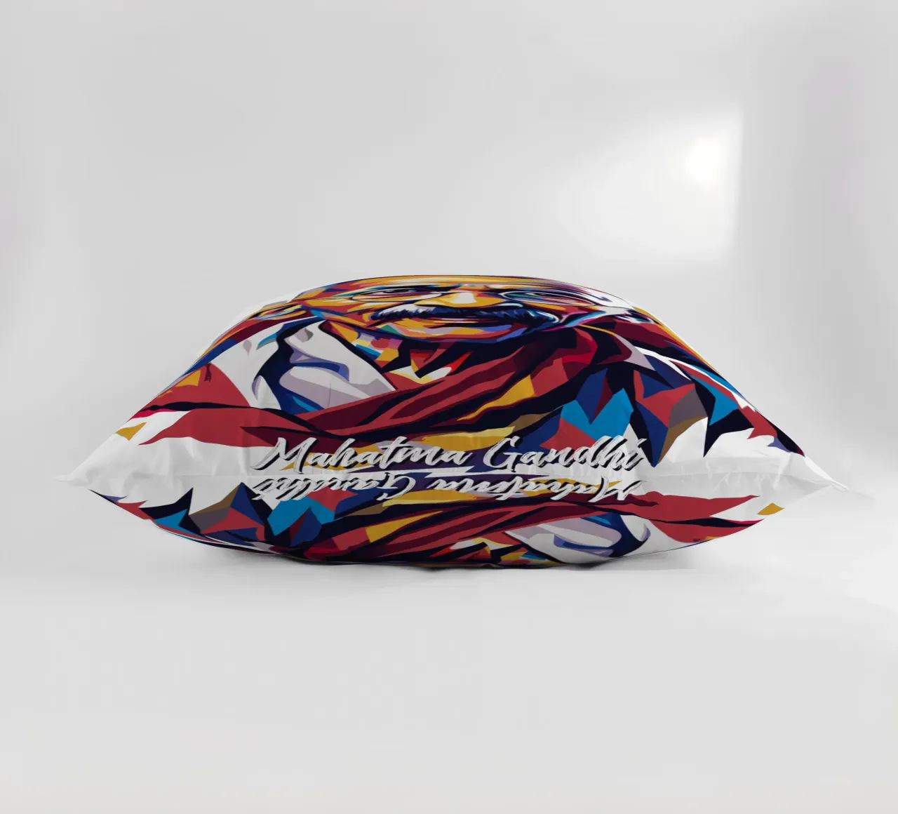 Mahatma Gandhi WPAP Pop Art cuscino da vectorartnesia