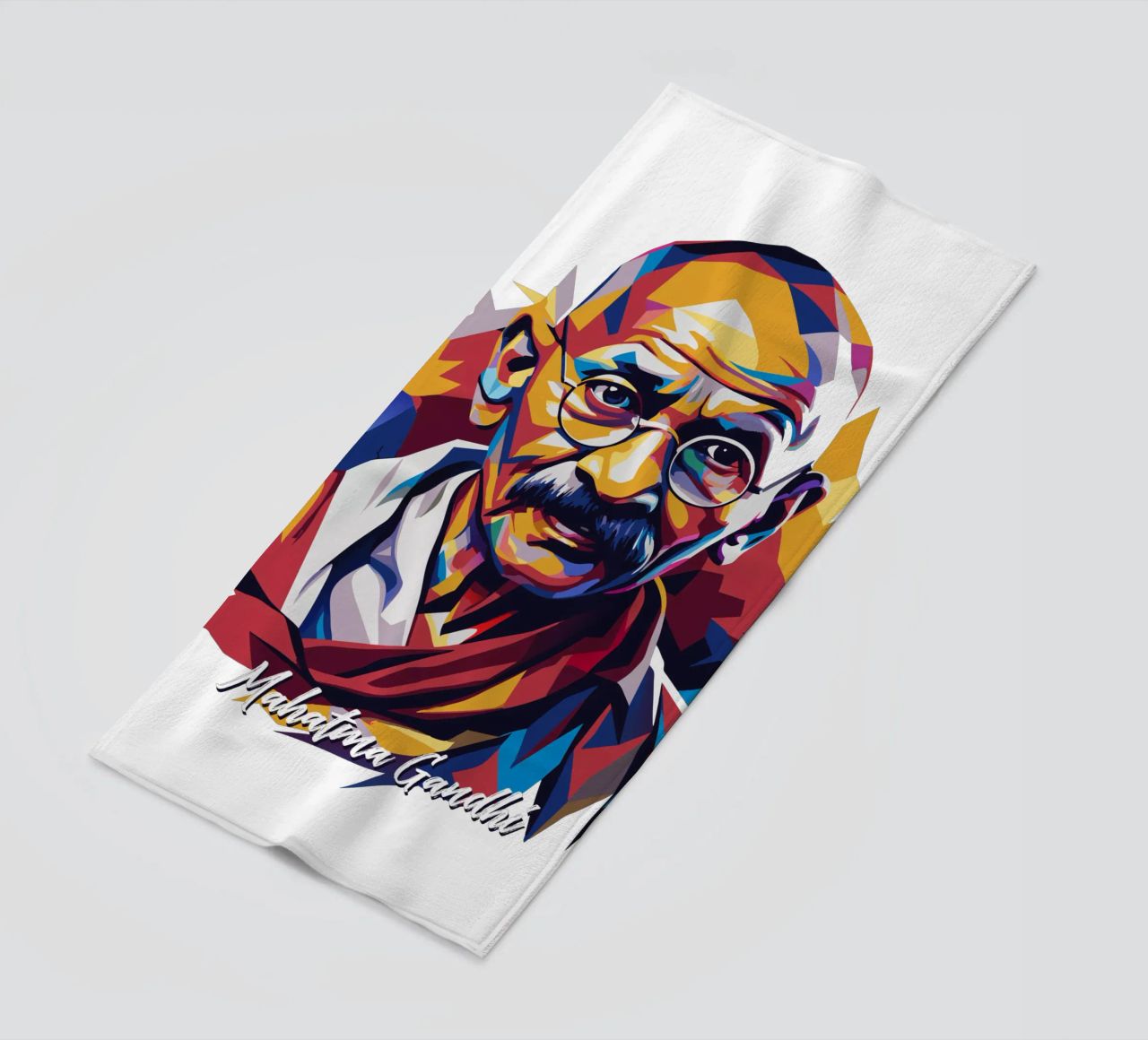 Mahatma Gandhi WPAP Pop Art telo mare da vectorartnesia