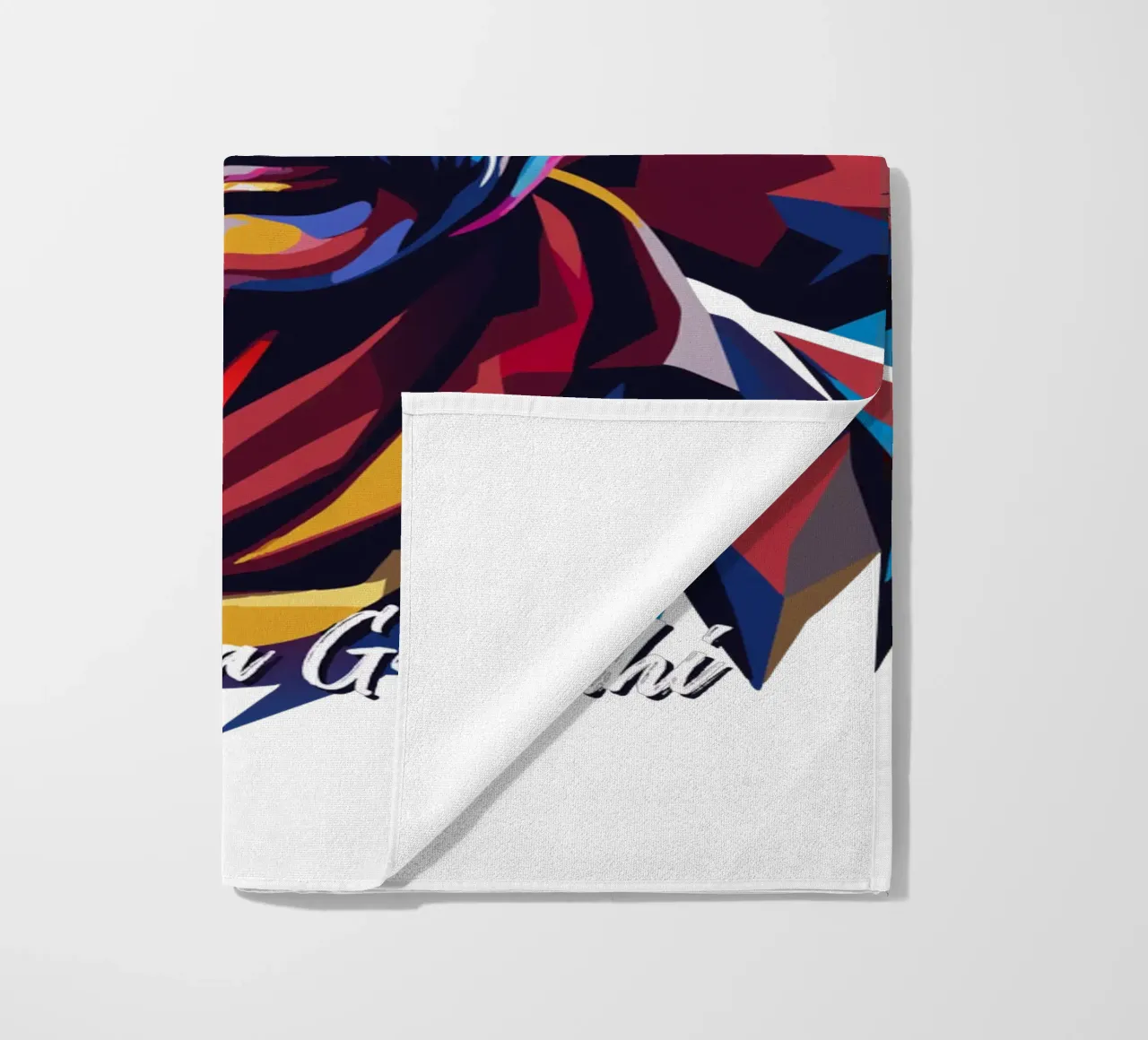 Mahatma Gandhi WPAP Pop Art telo mare da vectorartnesia