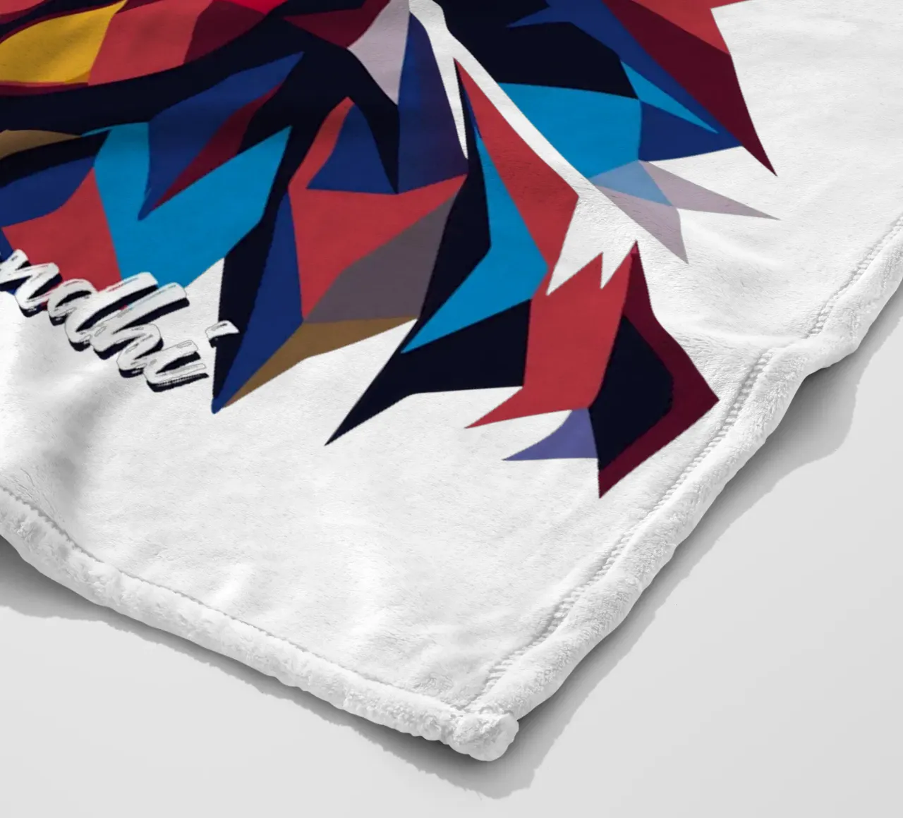 Mahatma Gandhi WPAP Pop Art coperta in pile da vectorartnesia