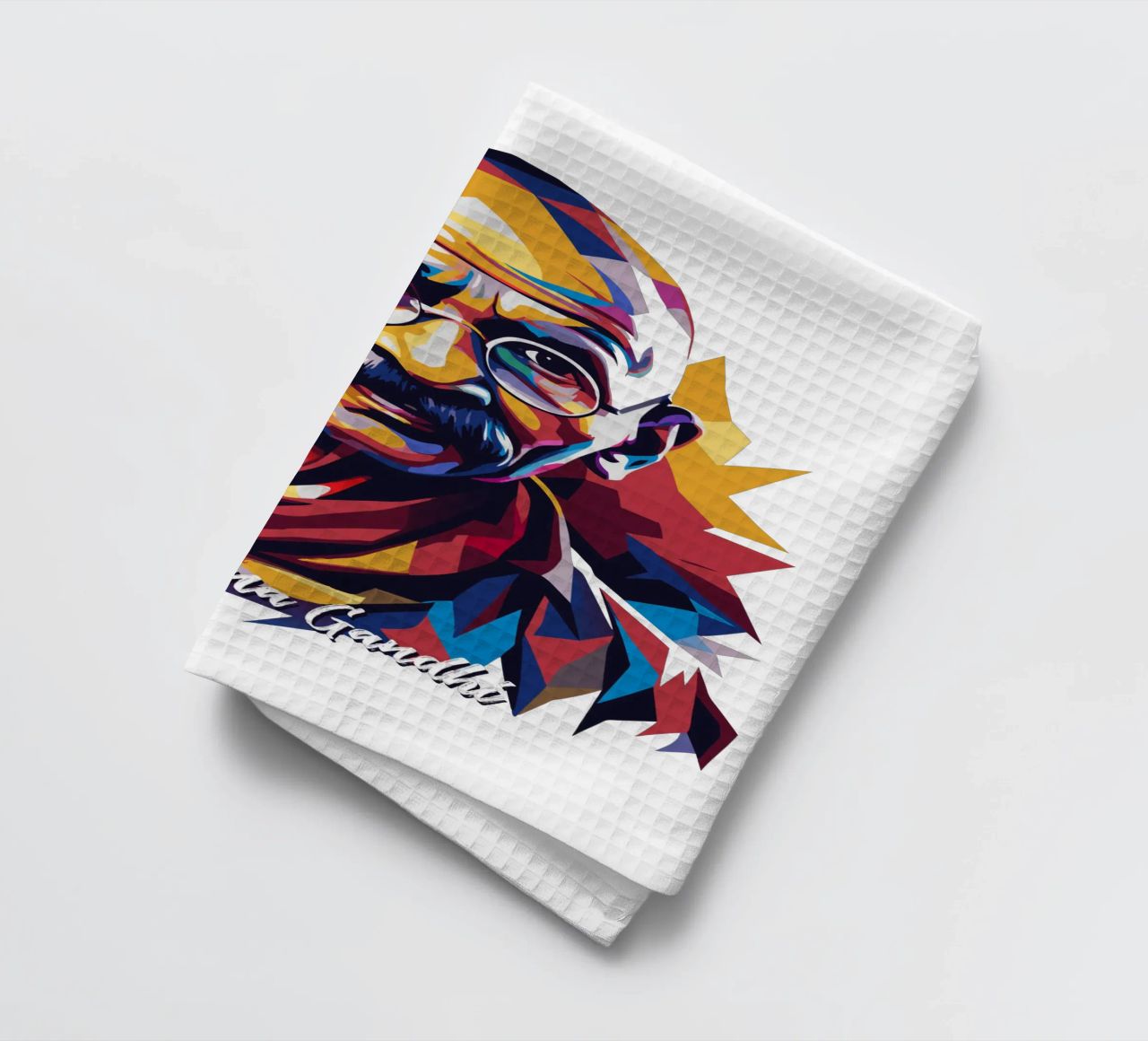 Mahatma Gandhi WPAP Pop Art canovaccio da cucina da vectorartnesia