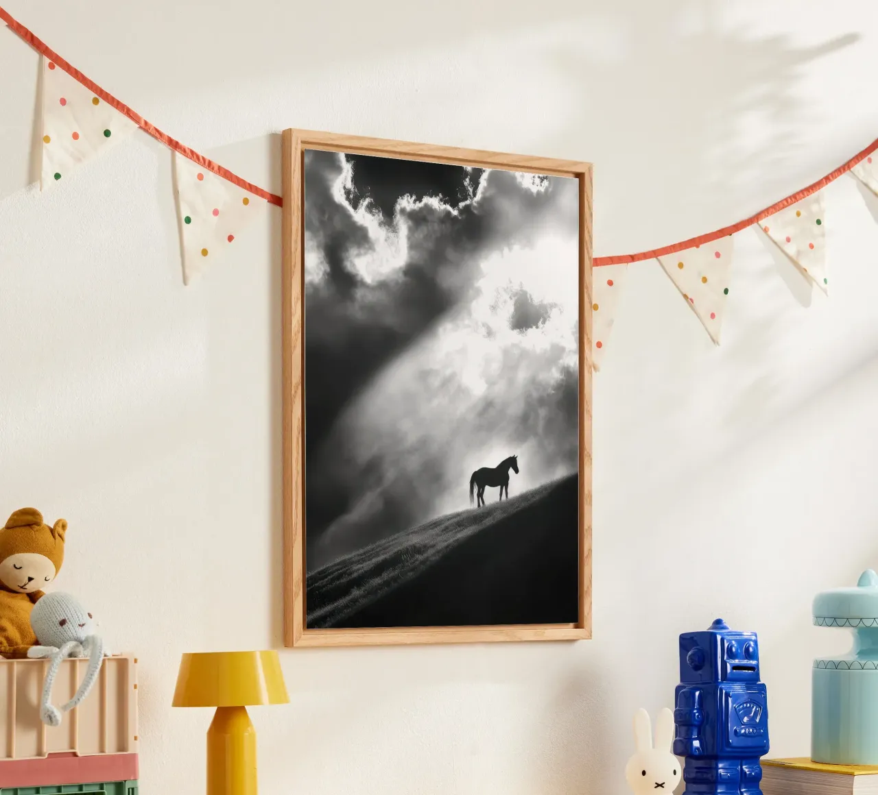 Il cavallo celeste plexiglass da Hitspost