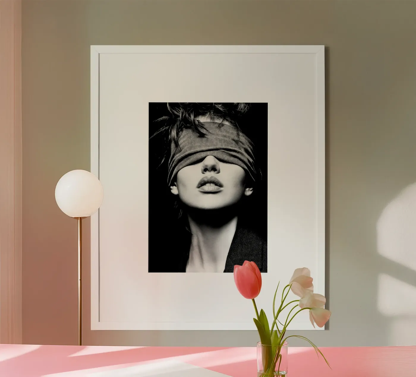 Geblinddoekt poster van Hitspost