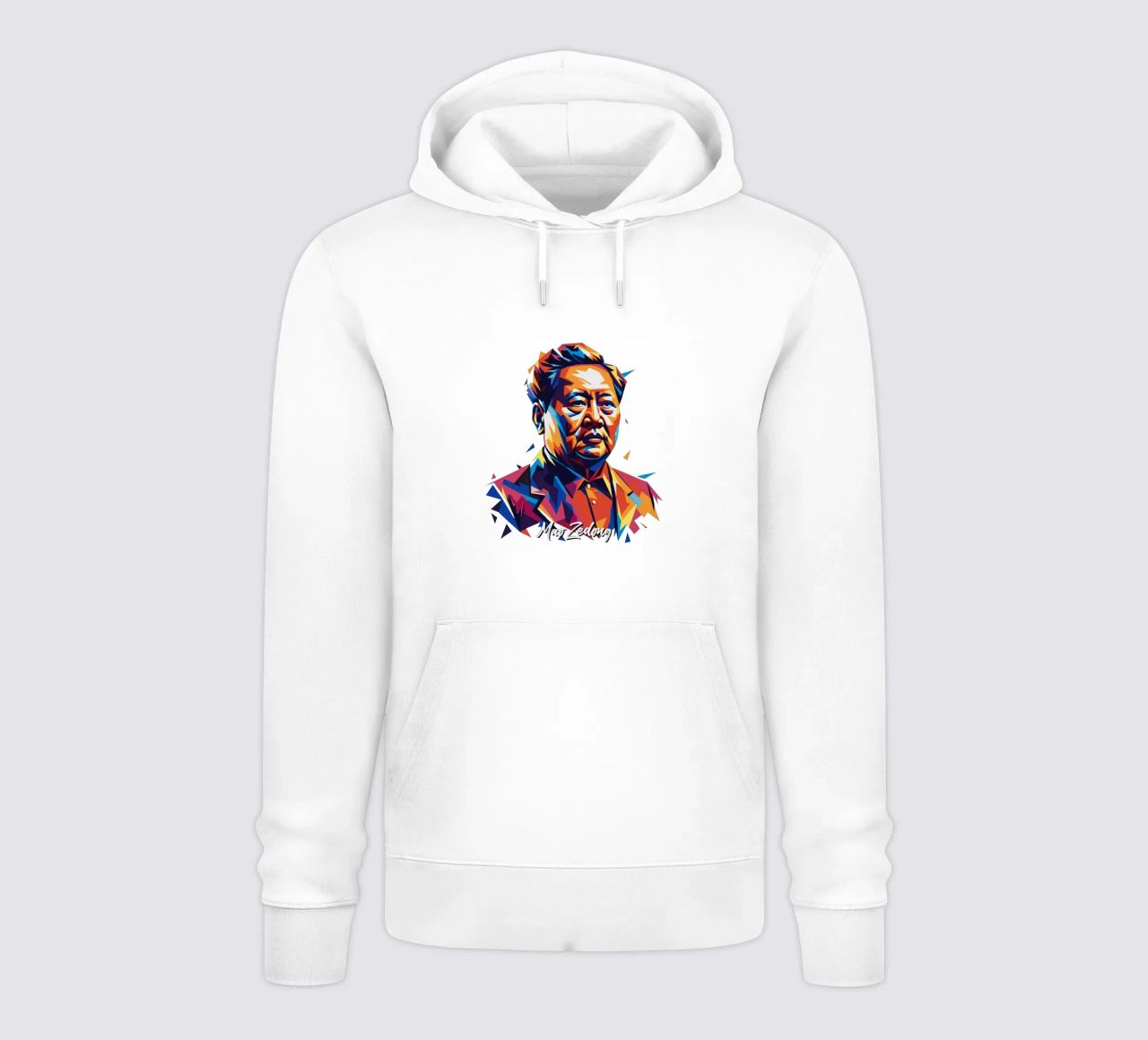 Mao Zedong in WPAP Pop Art felpa con cappuccio da vectorartnesia