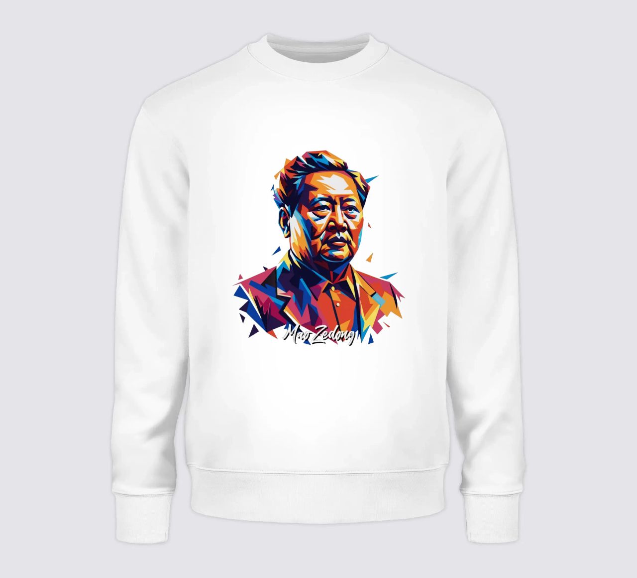 Mao Zedong in WPAP Pop Art felpa da vectorartnesia