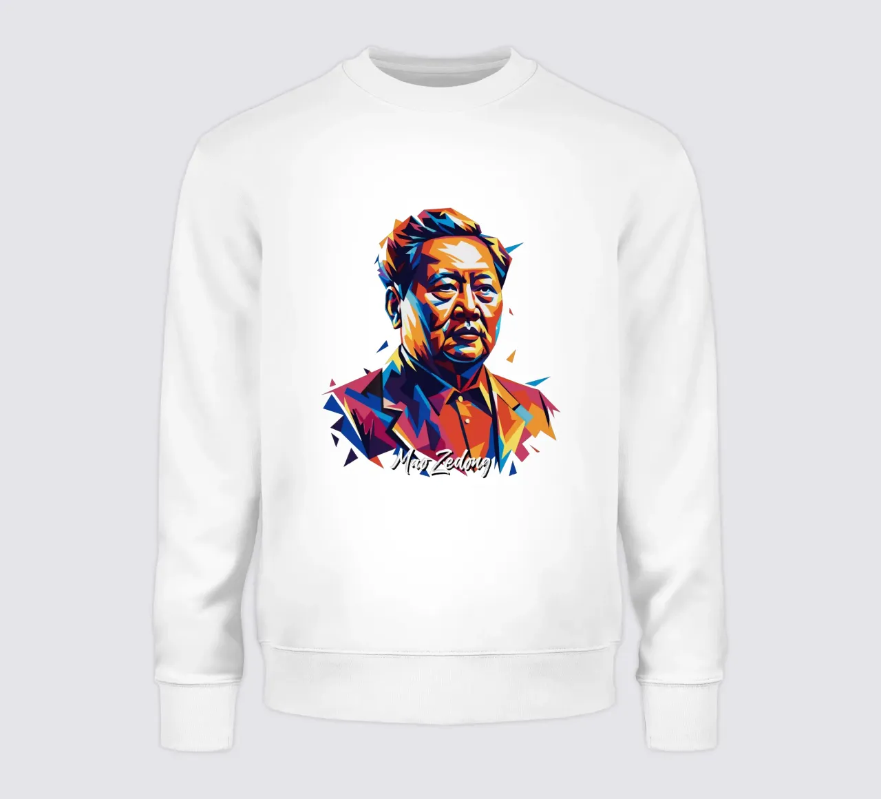 Mao Zedong in WPAP Pop Art sudadera de vectorartnesia
