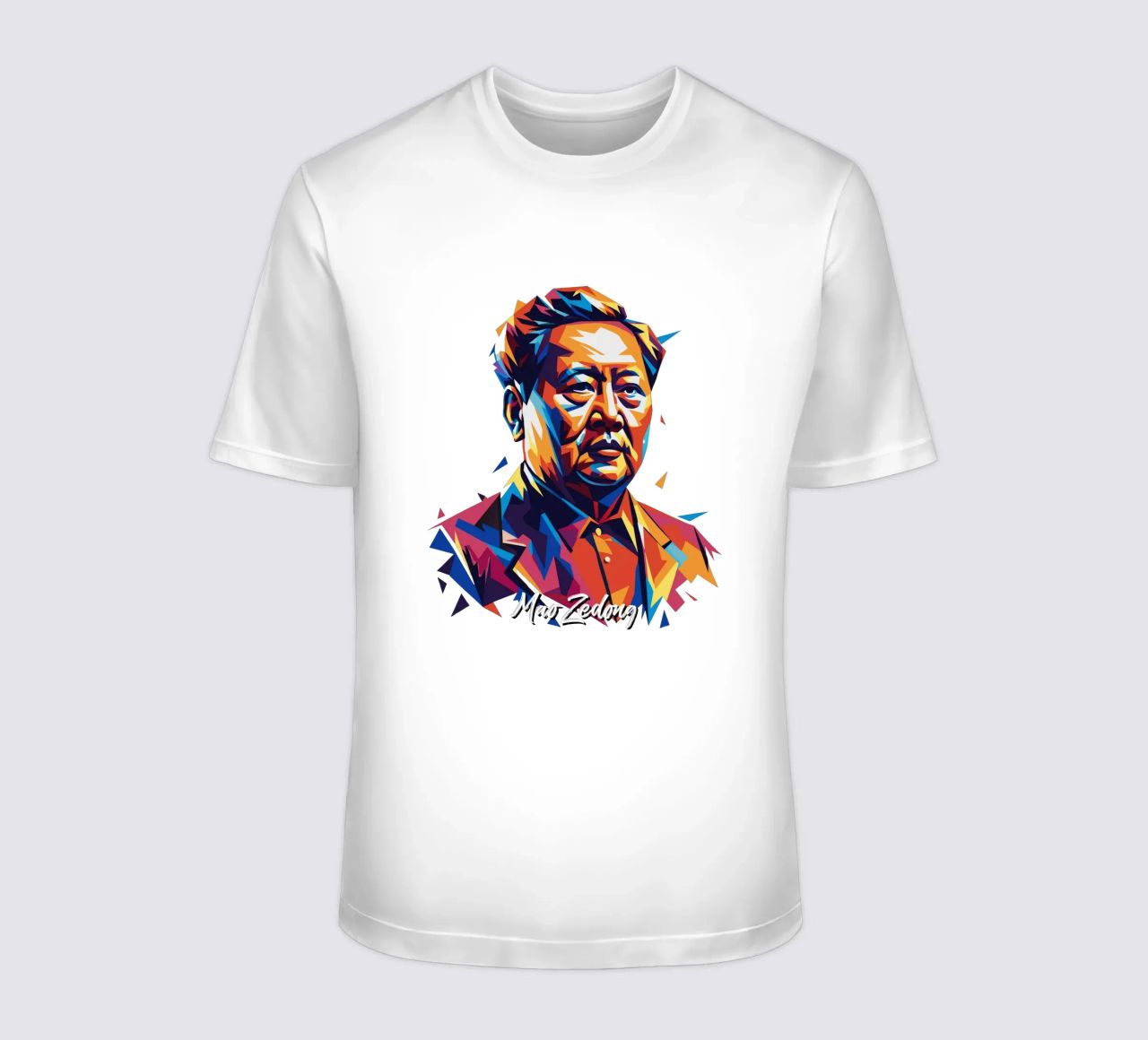 Mao Zedong in WPAP Pop Art t-shirt da vectorartnesia