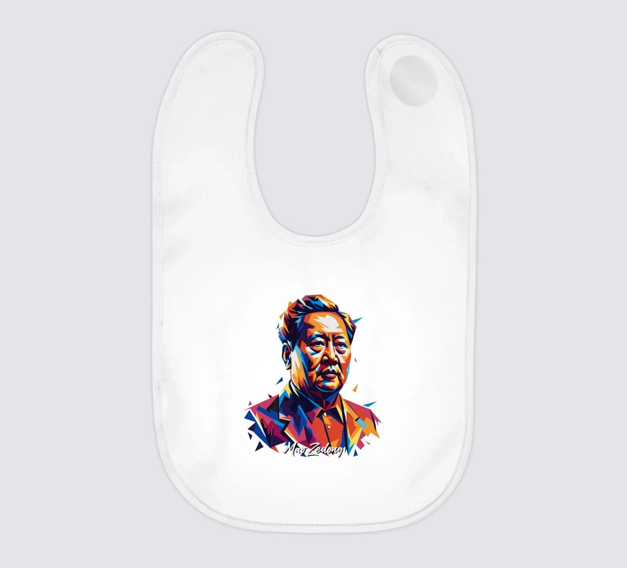Mao Zedong in WPAP Pop Art bavaglino da vectorartnesia