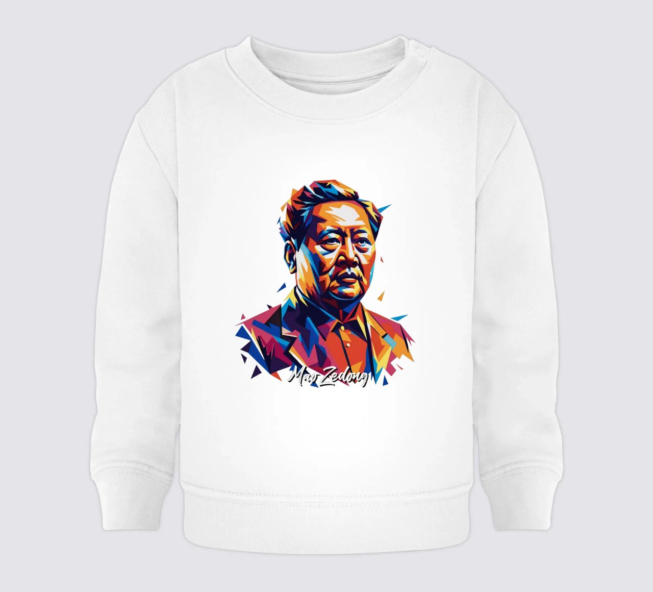 Mao Zedong in WPAP Pop Art felpa neonato da vectorartnesia