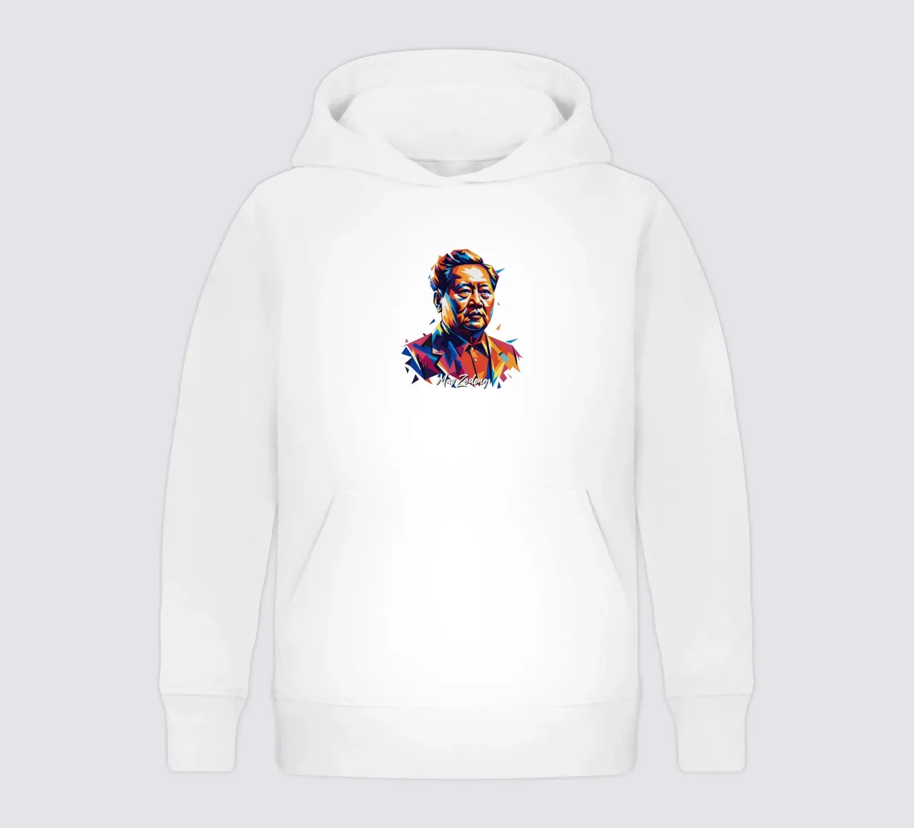 Mao Zedong in WPAP Pop Art felpa bambino con cappuccio da vectorartnesia