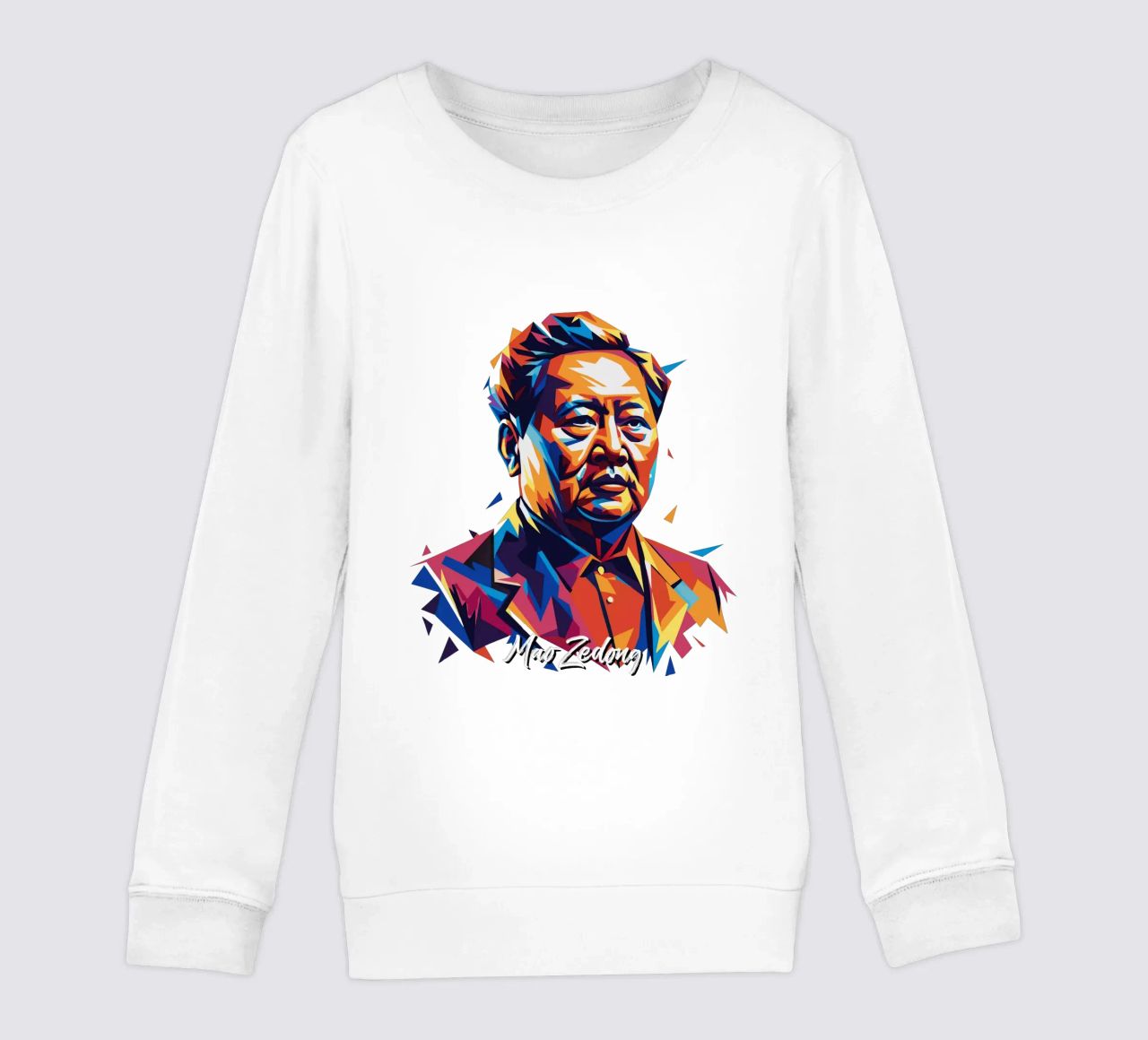 Mao Zedong in WPAP Pop Art felpa bambino da vectorartnesia